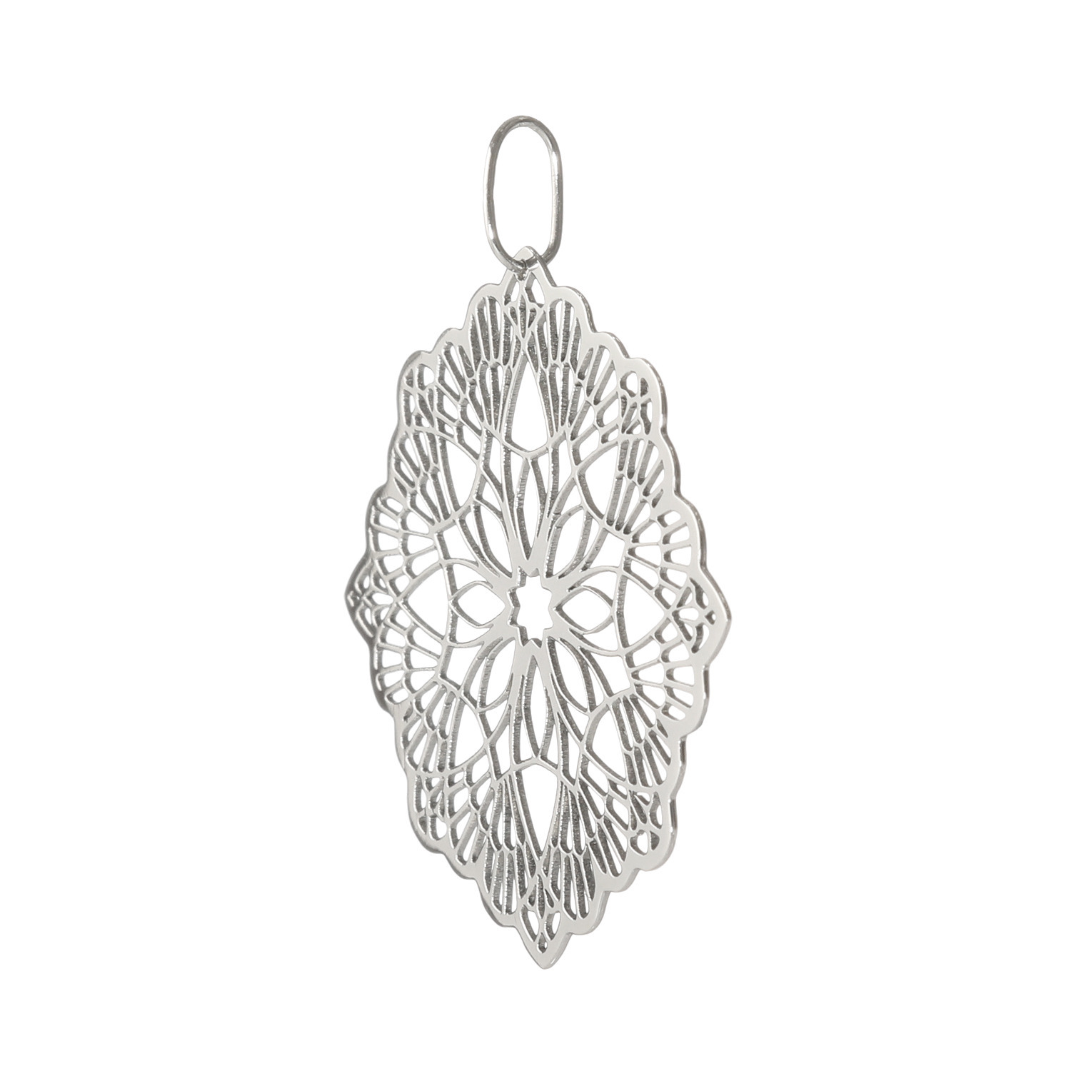 オーサムジュエリー プラチナ９５０ アラベスクデザイン ボタニカル 透かしペンダントトップ