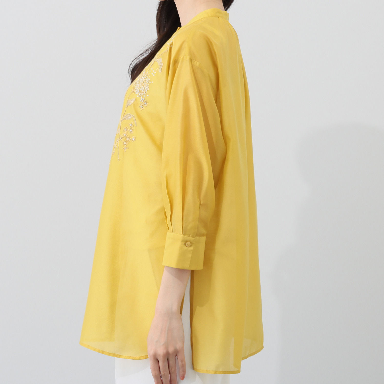 フィル・クロレ ボイル コード刺しゅう チュニックシャツ