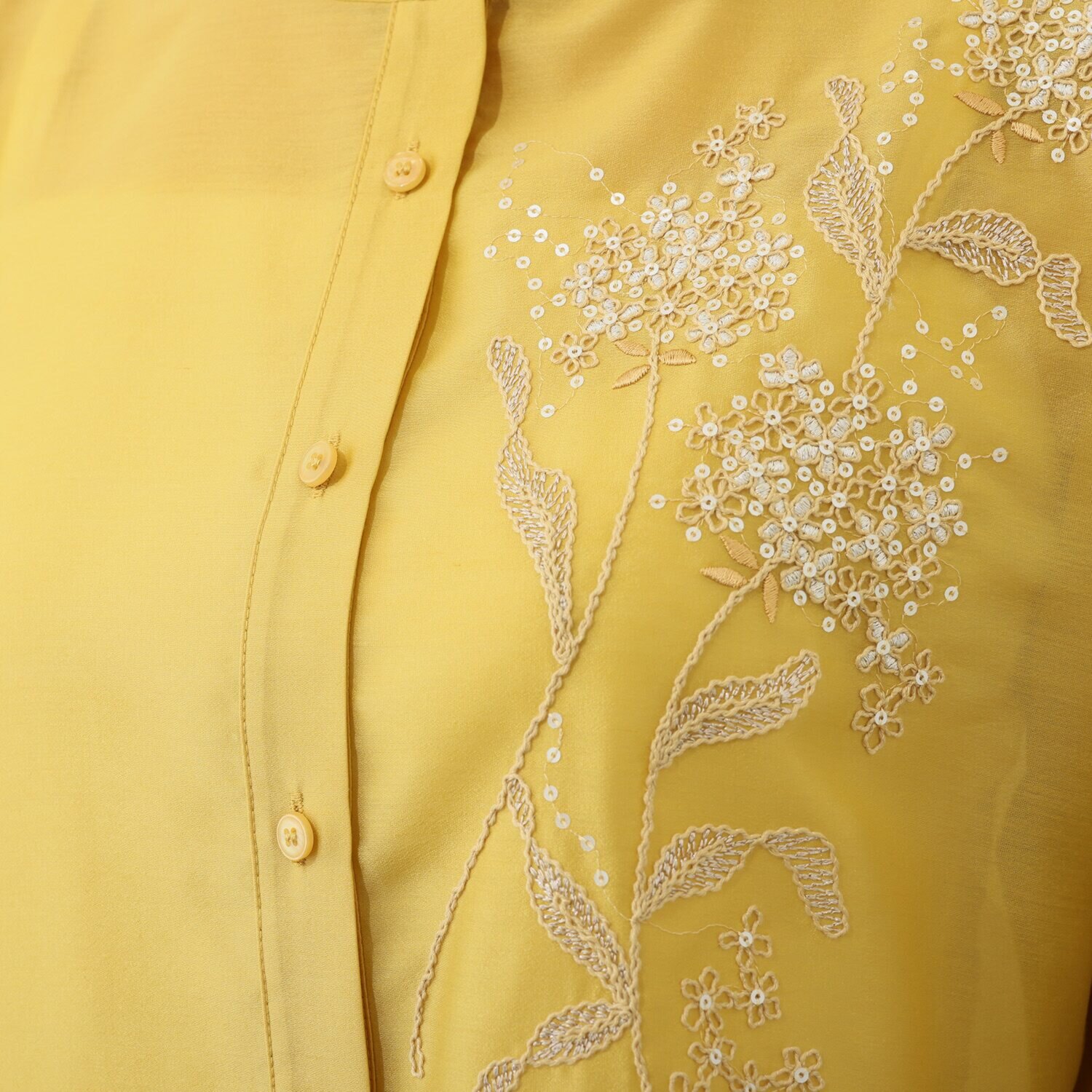 フィル・クロレ ボイル コード刺しゅう チュニックシャツ