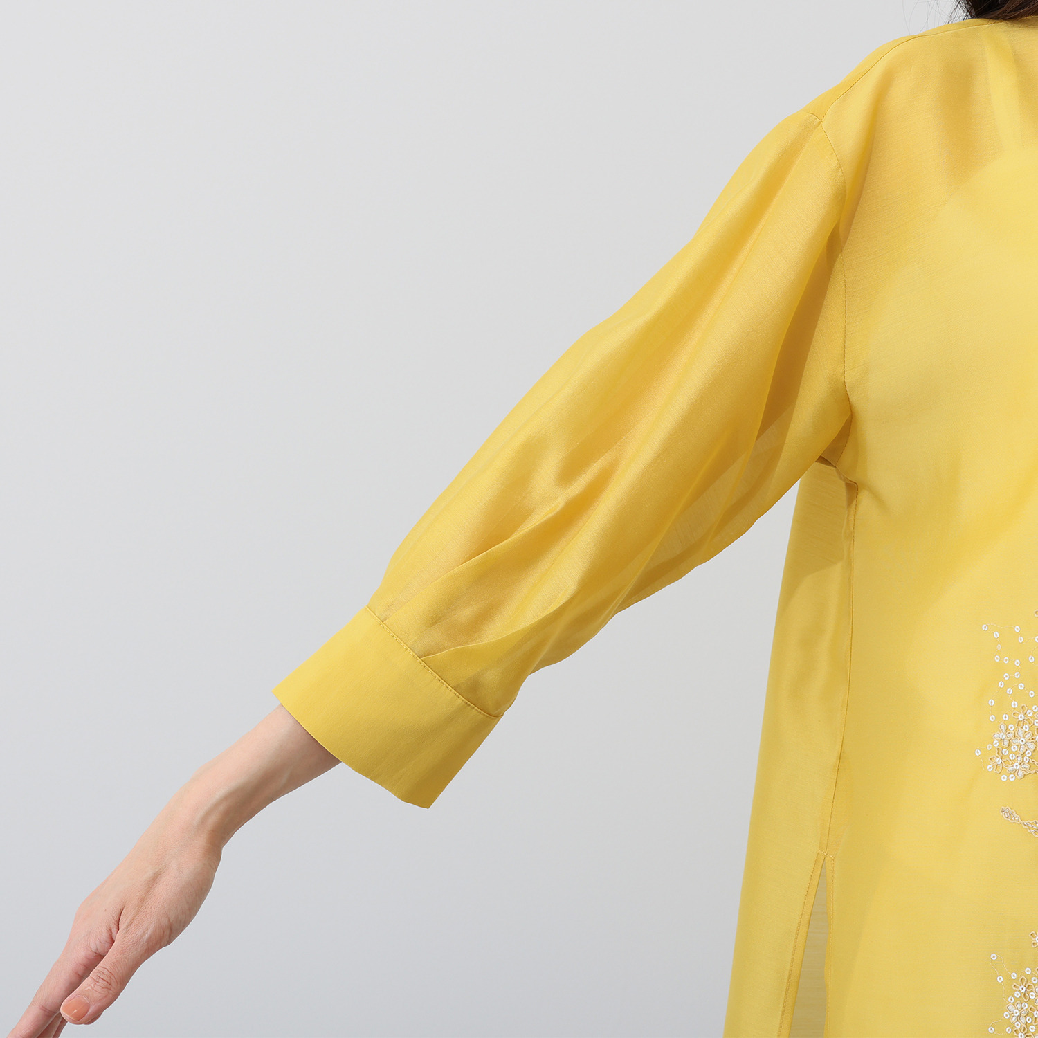 フィル・クロレ ボイル コード刺しゅう チュニックシャツ