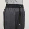 アンドスピカ ウールブレンド サイドライン イージーパンツ