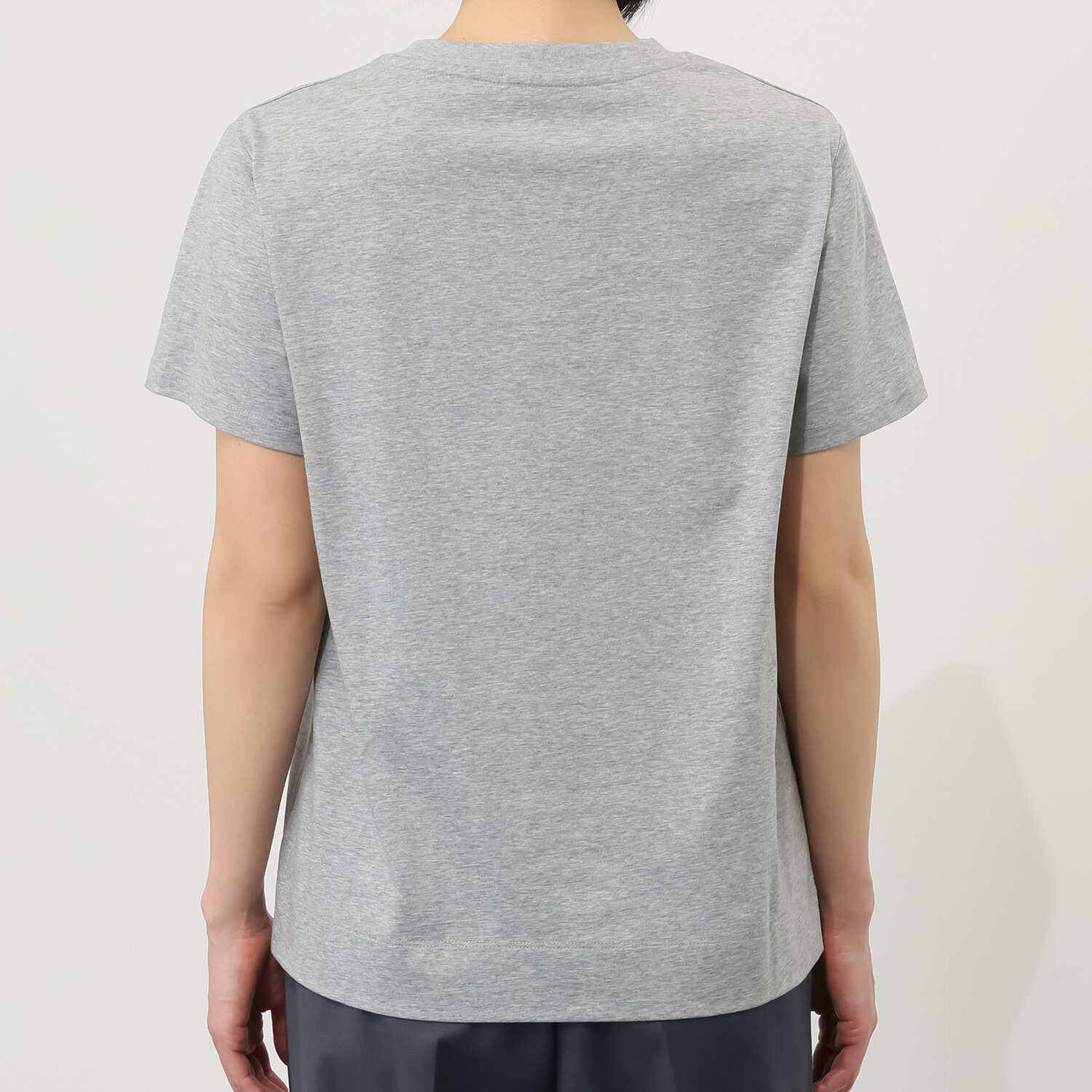 アンドスピカ 吸水速乾 刺しゅうモティーフ ジャージープルオーバー