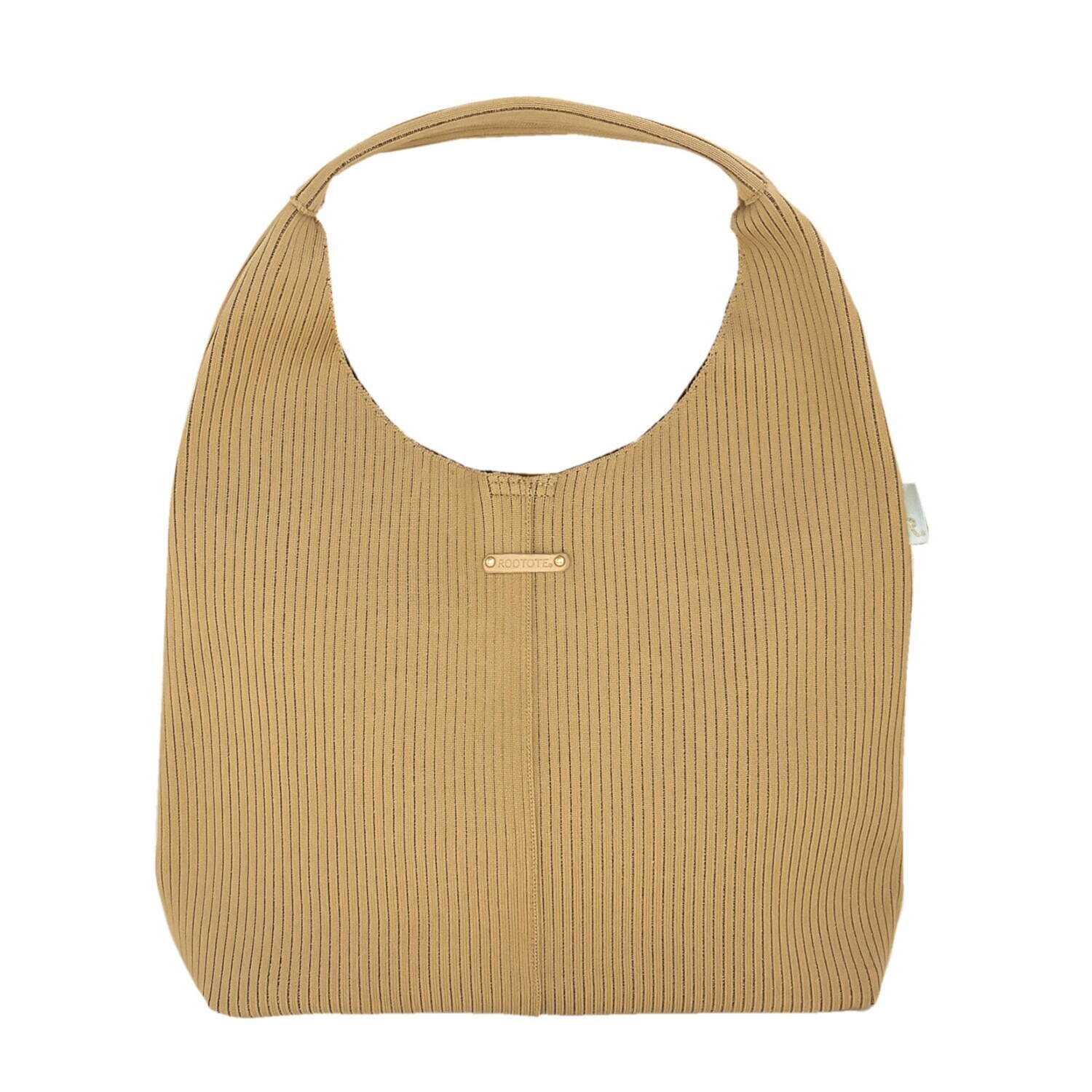 ルートート ニット素材の ワンショルダー トートバッグ