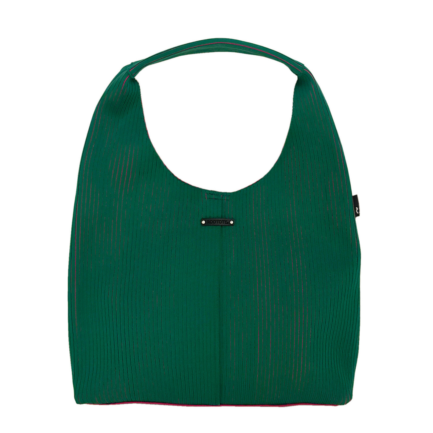 ルートート ニット素材の ワンショルダー トートバッグ