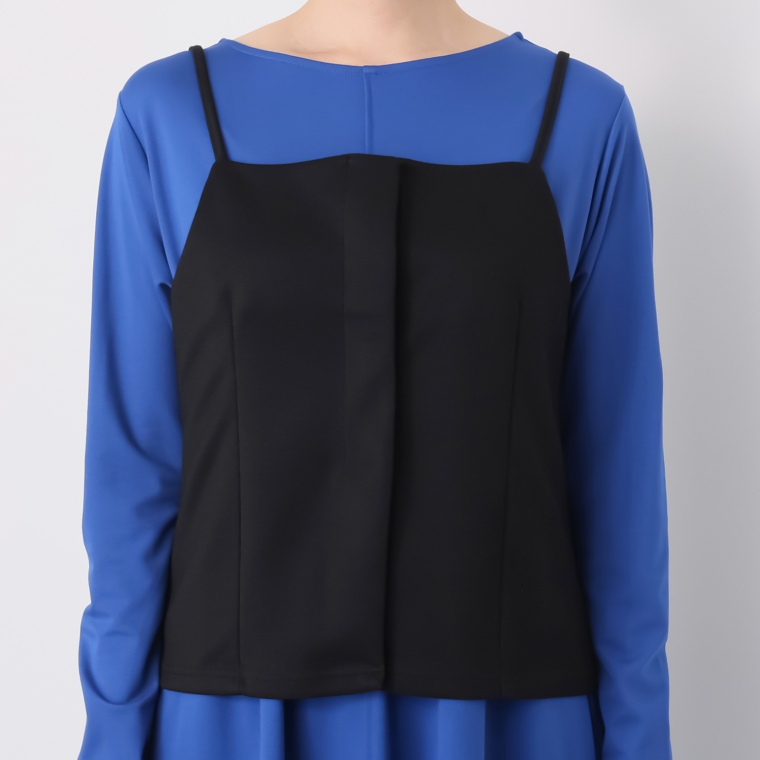 センスローブ ストレッチポンチ シンプル ビスチェトップス