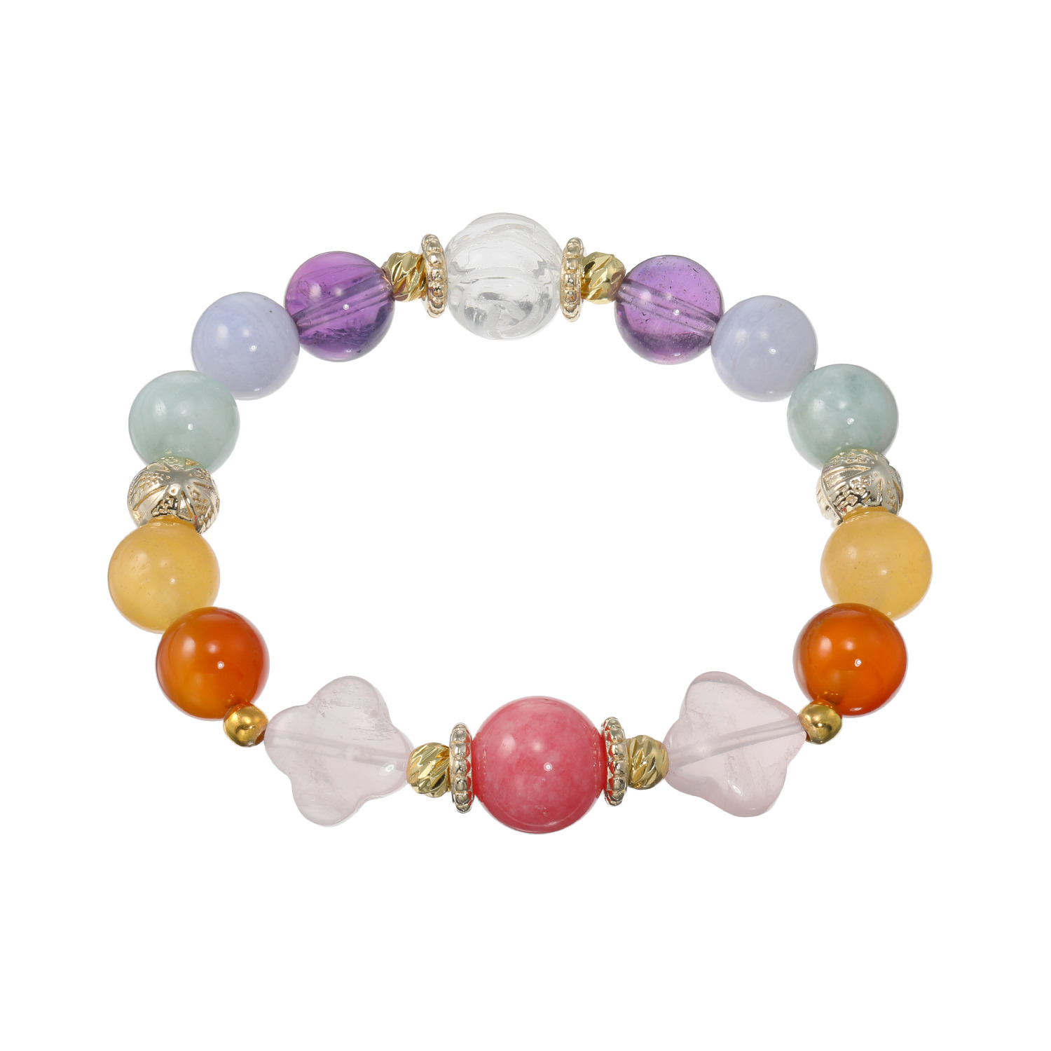 マイクローバー マルチジェム イラスティック 欲張りブレスレット 〜全体運〜