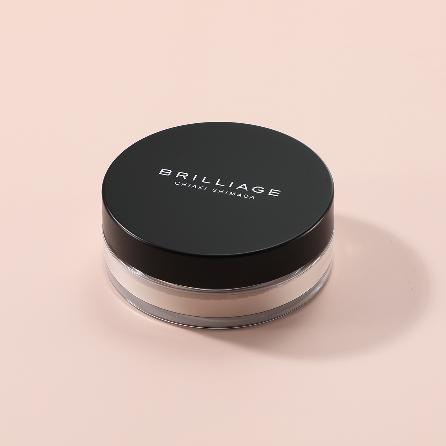 ブリリアージュ ソフトフォーカス効果で 毛穴や小じわをカバーして サラサラに仕上げる エクセレント　ルミナス グロウパウダー＆ フェイス　ブラシ