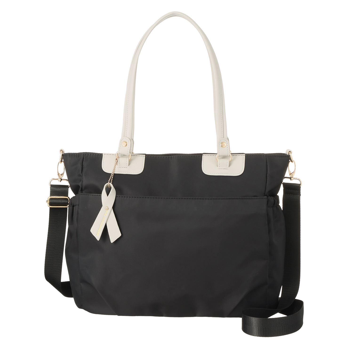 マドモワゼル　ザザ はっ水・防汚ナイロン スマートアクセス！ 大容量なのに軽量 ２ウェイトートバッグ