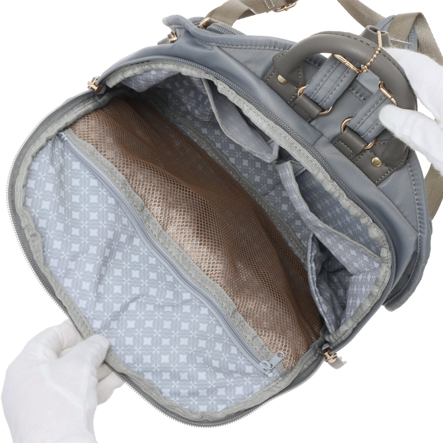 マドモワゼル　ザザ はっ水・防汚ナイロン スマートアクセス！ 軽量リュック