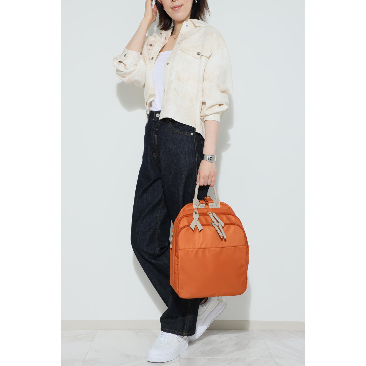 マドモワゼル　ザザ はっ水・防汚ナイロン スマートアクセス！ 軽量リュック