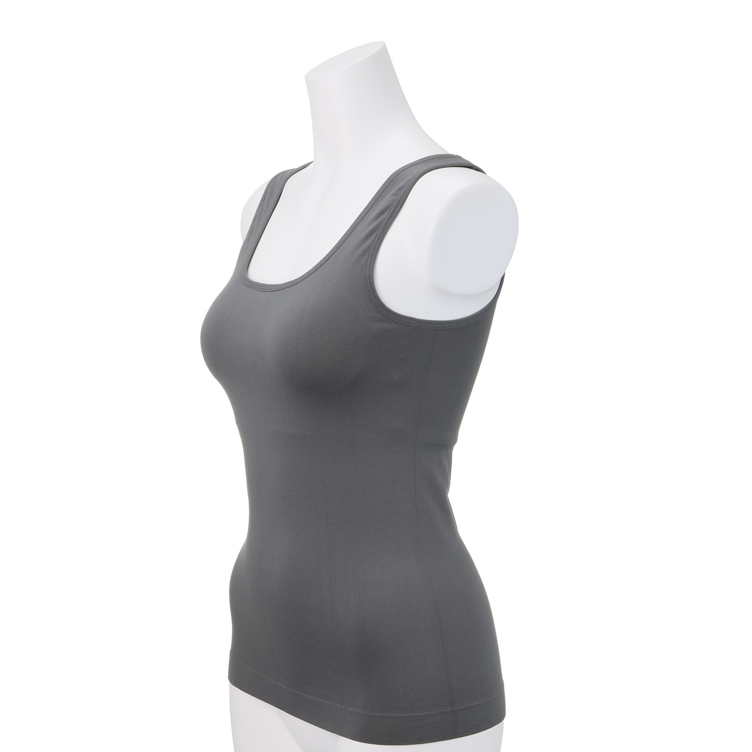 美人工房 しなやかフィット カップ付タンクトップ ２枚セット