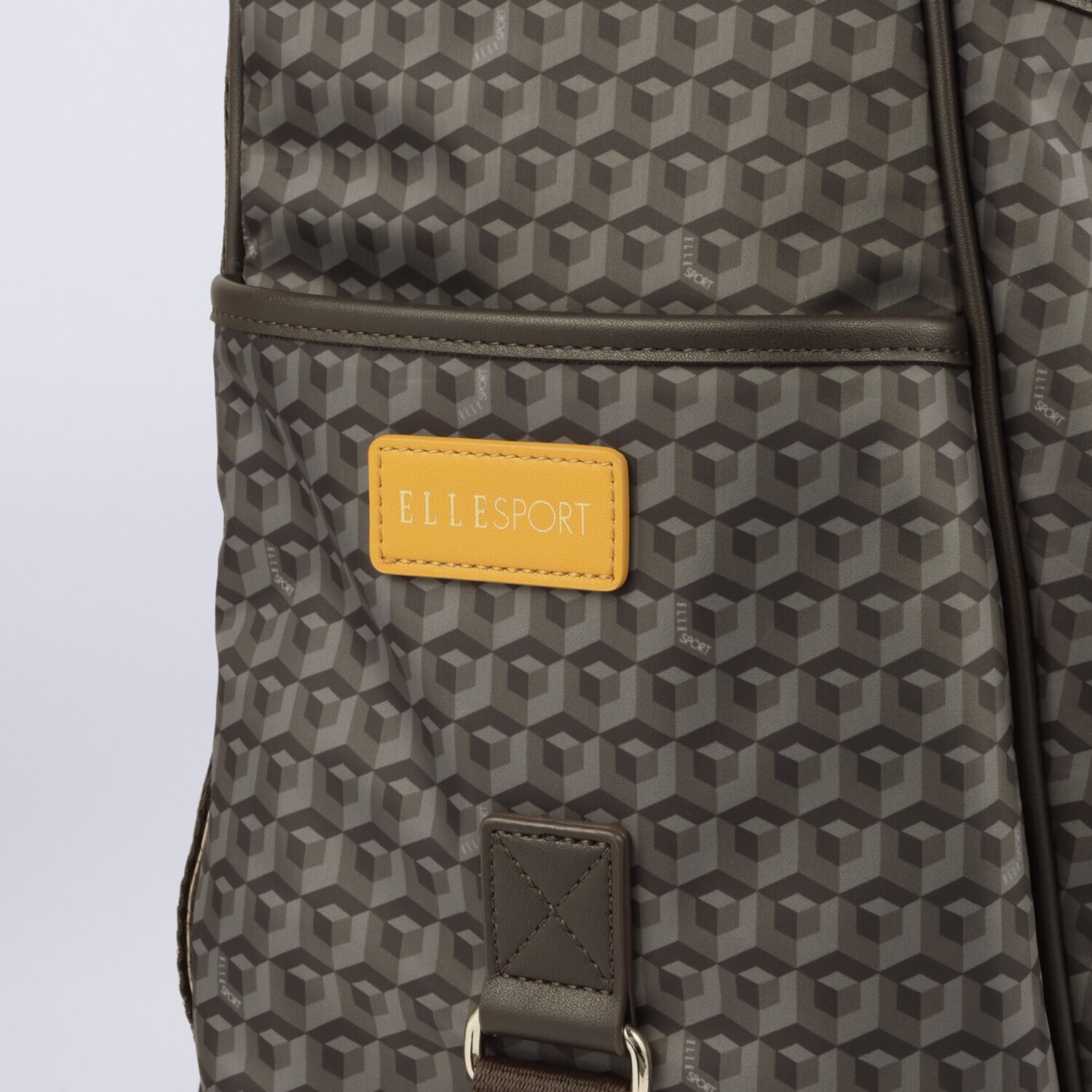 ＥＬＬＥ　ＳＰＯＲＴ はっ水 キューブ柄 取り外し可能 ２ウェイキャリーケース