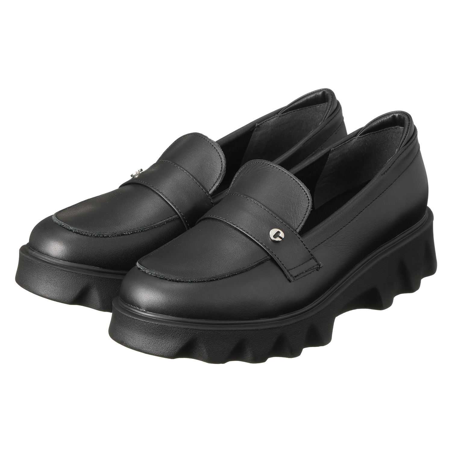 カリシモアルテ　モード ＜日本製＞ 牛革　タルトソール モダンローファー