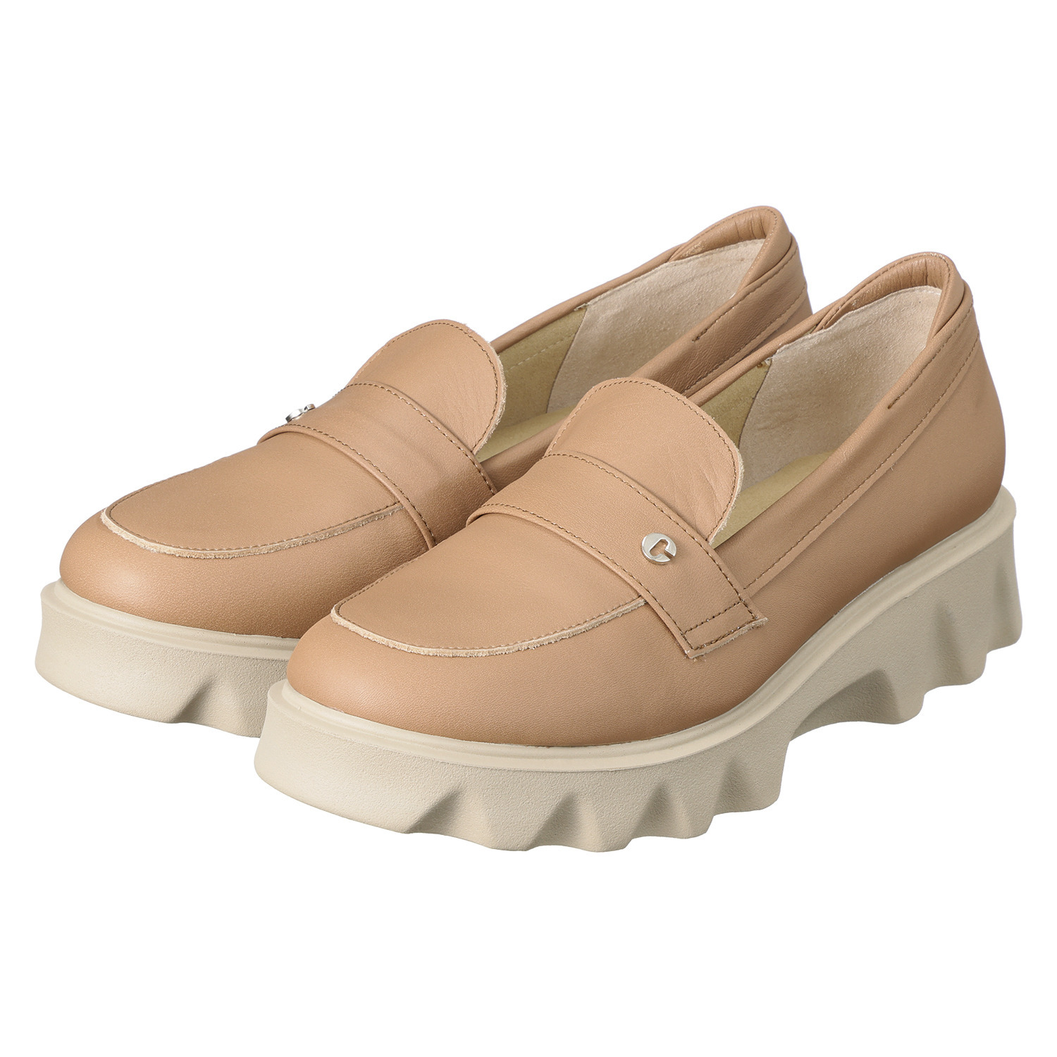 カリシモアルテ　モード ＜日本製＞ 牛革　タルトソール モダンローファー