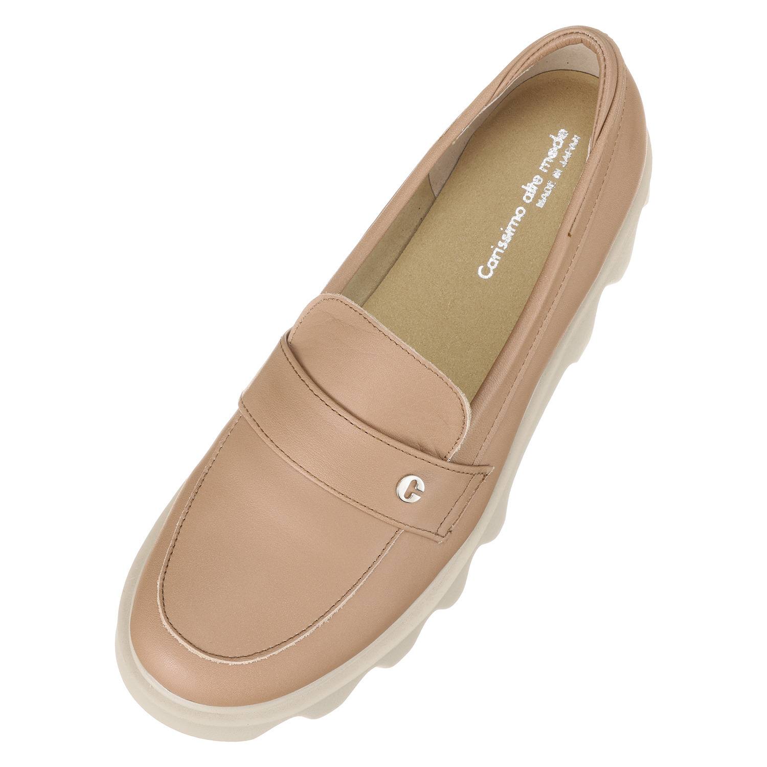 カリシモアルテ　モード ＜日本製＞ 牛革　タルトソール モダンローファー