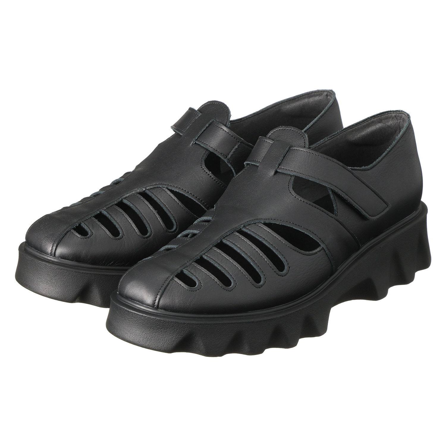 カリシモアルテ　モード ＜日本製＞ 牛革　タルトソール モードグルカ風シューズ