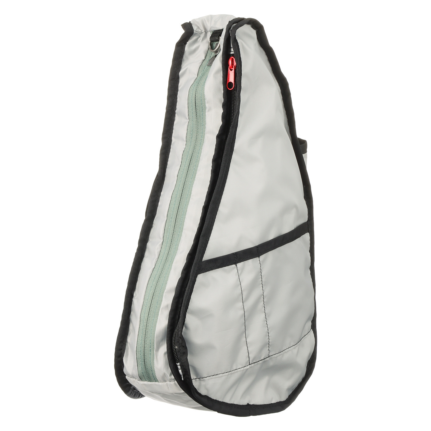 ヘルシーバックバッグ ポーチ付　はっ水 テクスチャードナイロン ボディーバッグ