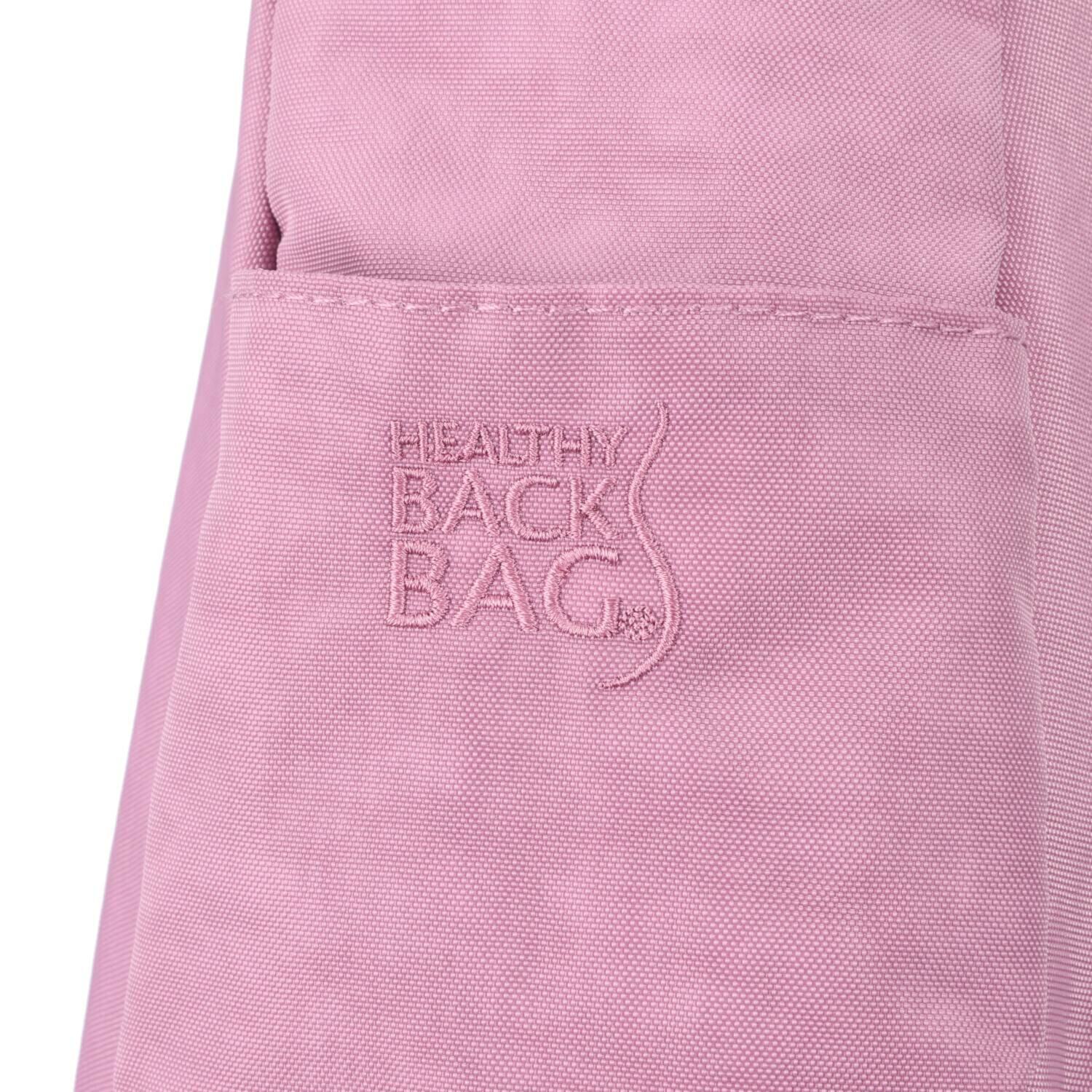 ヘルシーバックバッグ ポーチ付　はっ水 テクスチャードナイロン ボディーバッグ