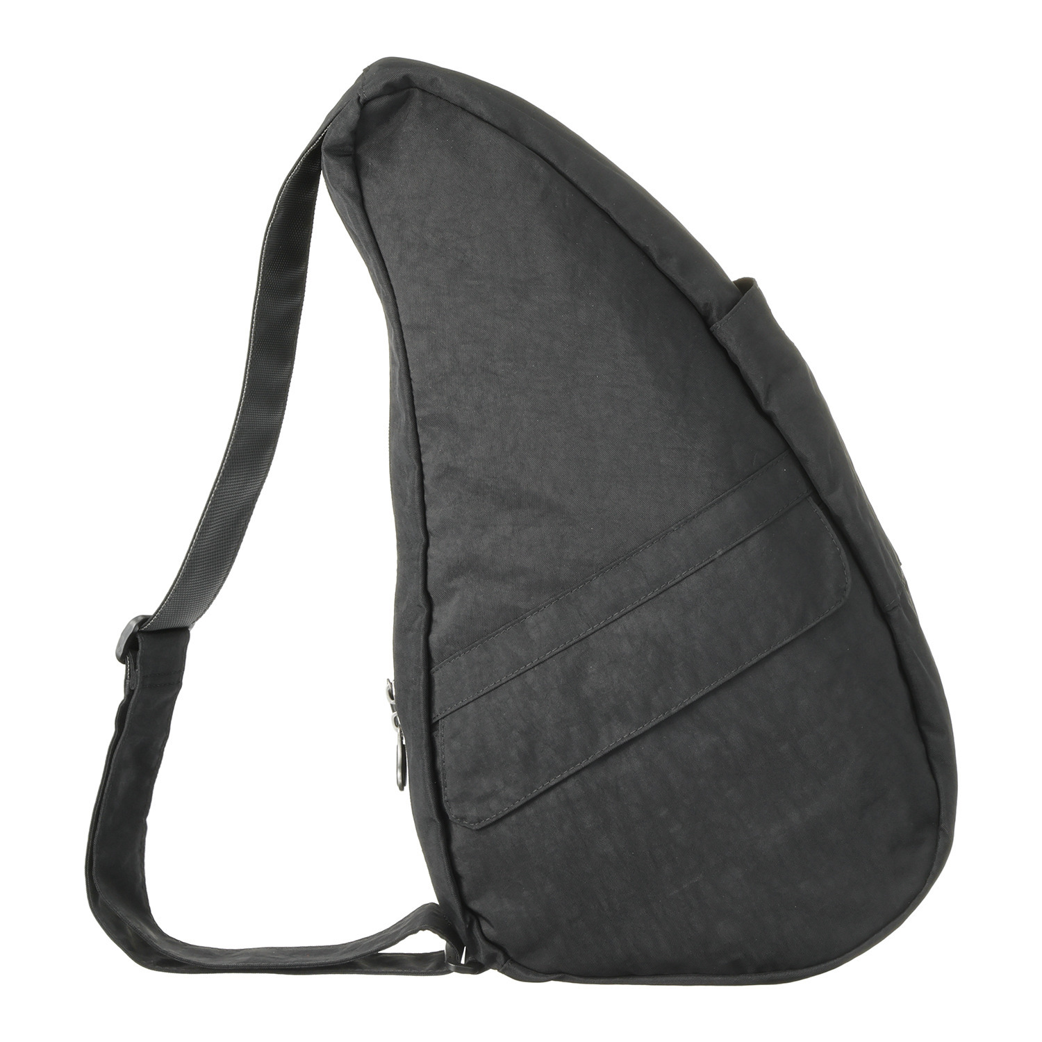 ヘルシーバックバッグ はっ水 テクスチャードナイロン 大きめボディーバッグ