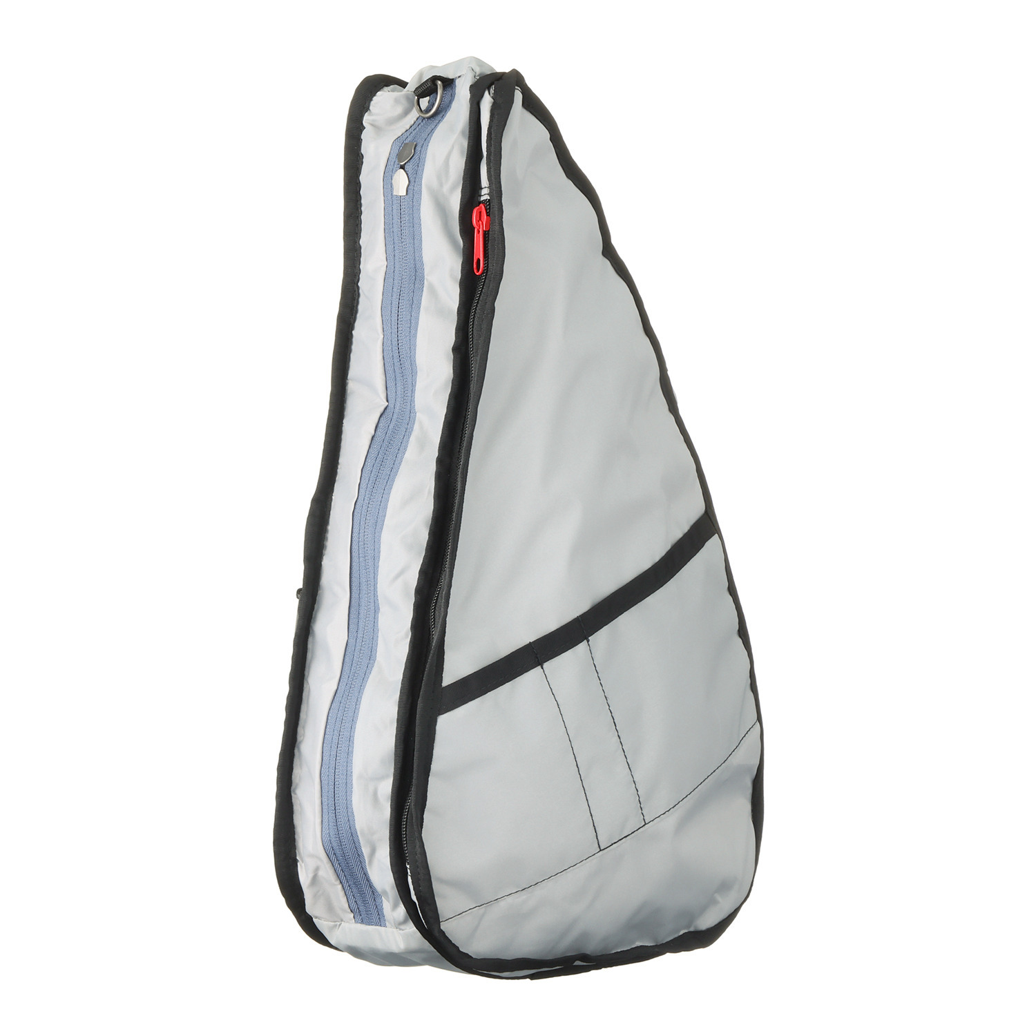 ヘルシーバックバッグ はっ水 テクスチャードナイロン 大きめボディーバッグ