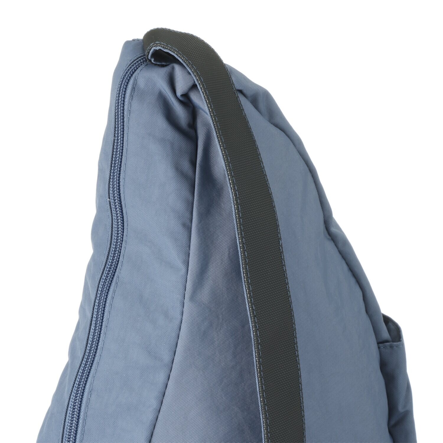 ヘルシーバックバッグ はっ水 テクスチャードナイロン 大きめボディーバッグ