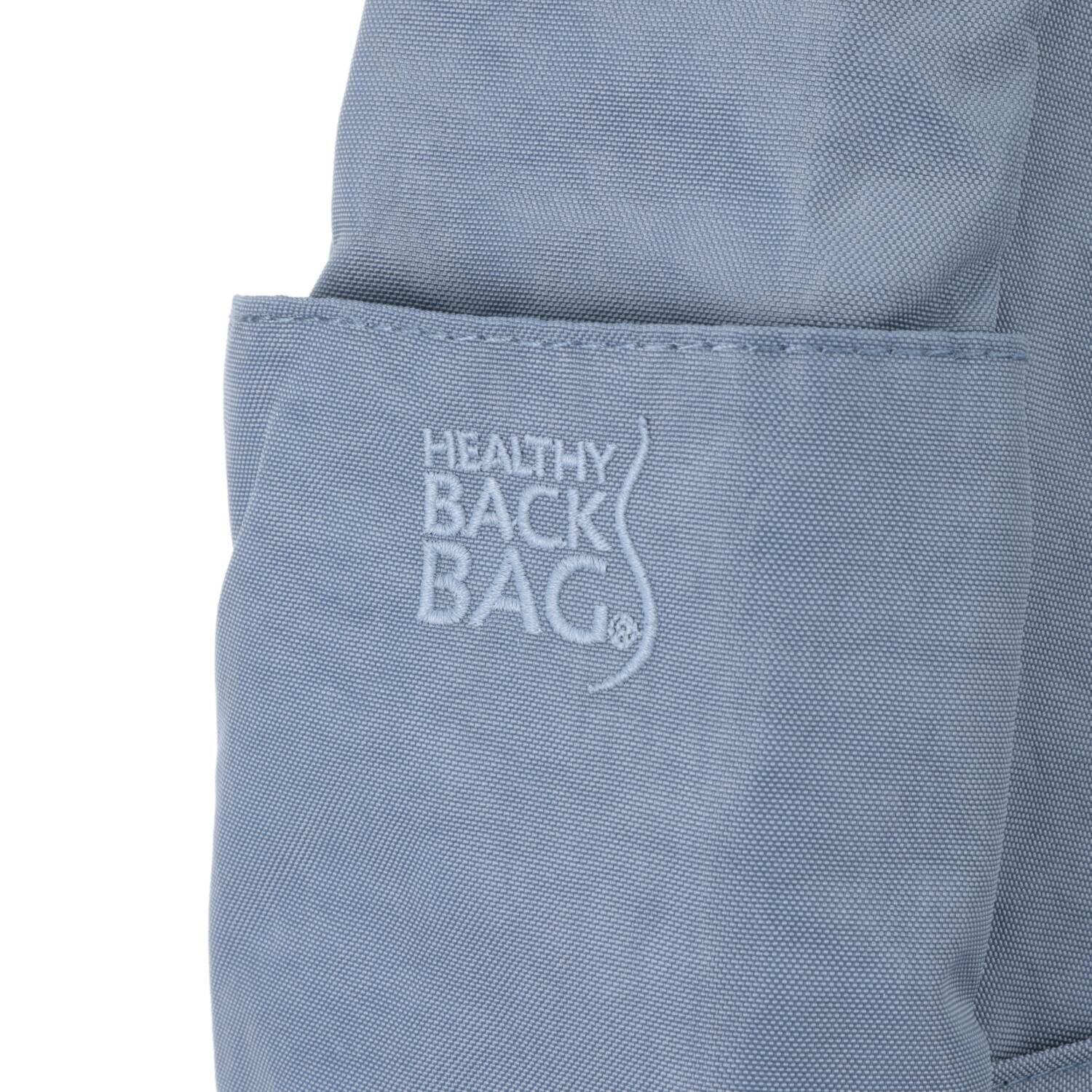 ヘルシーバックバッグ はっ水 テクスチャードナイロン 大きめボディーバッグ