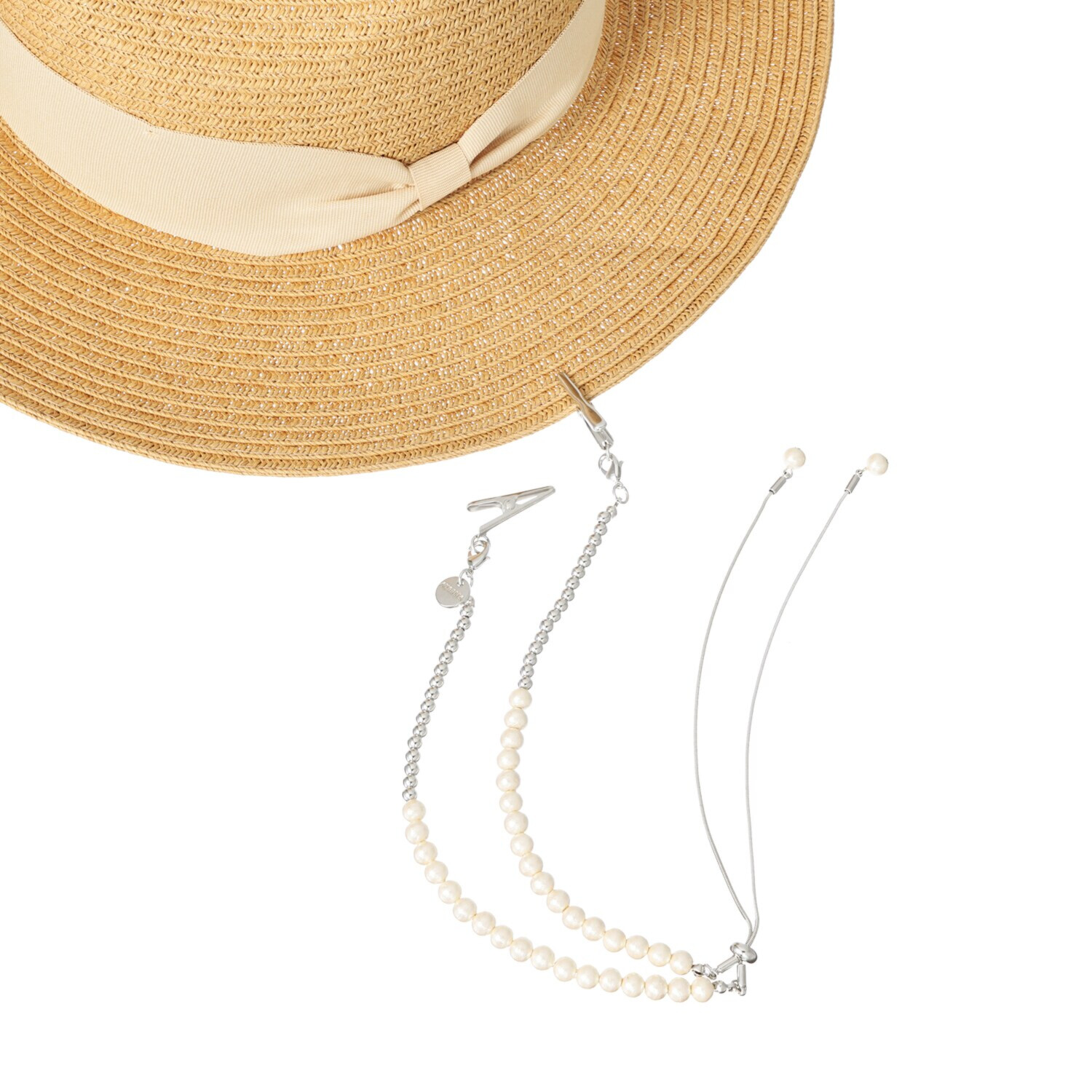 アウレリア 日本製 コットンパール ２ウェイハットクリップ