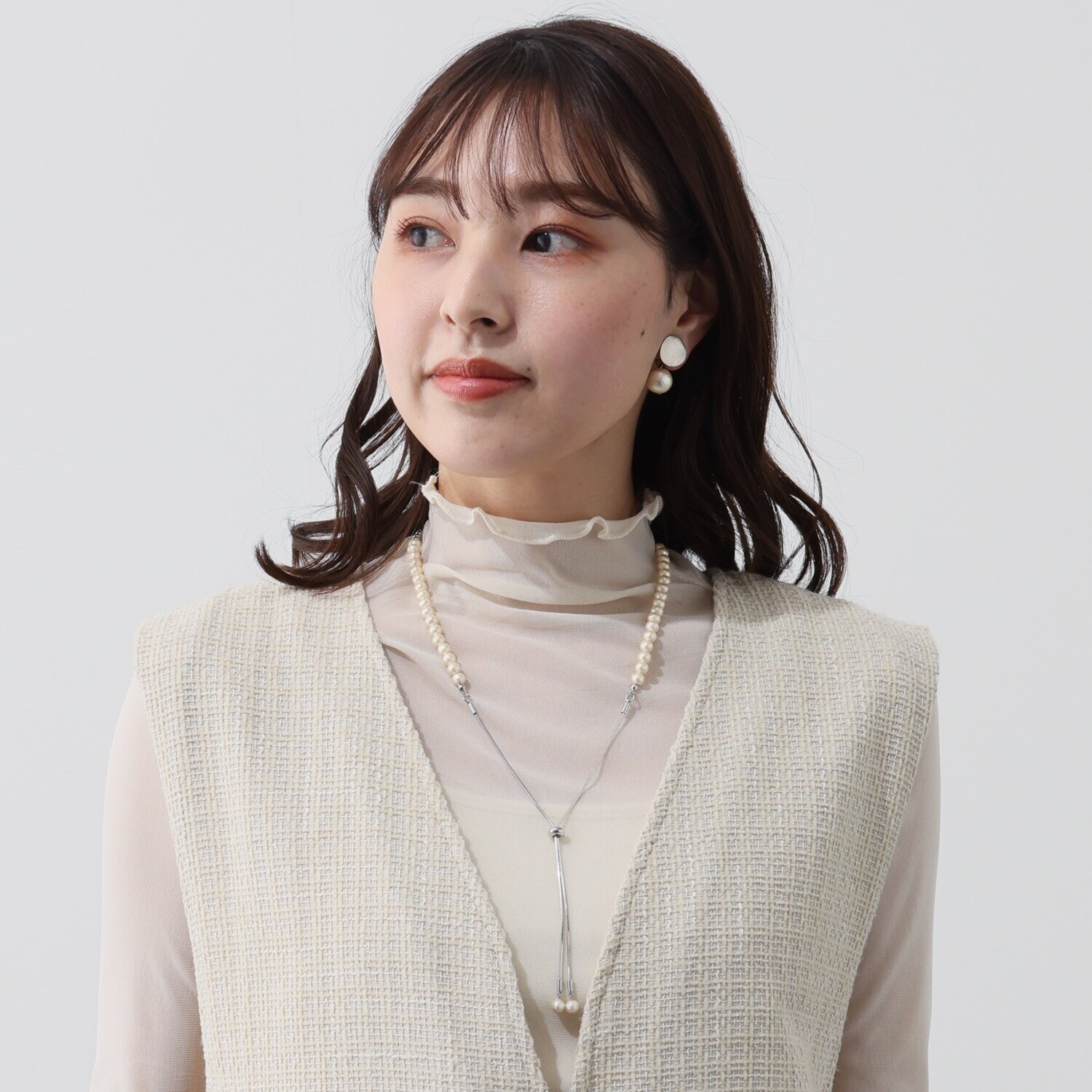 アウレリア 日本製 コットンパール ２ウェイハットクリップ