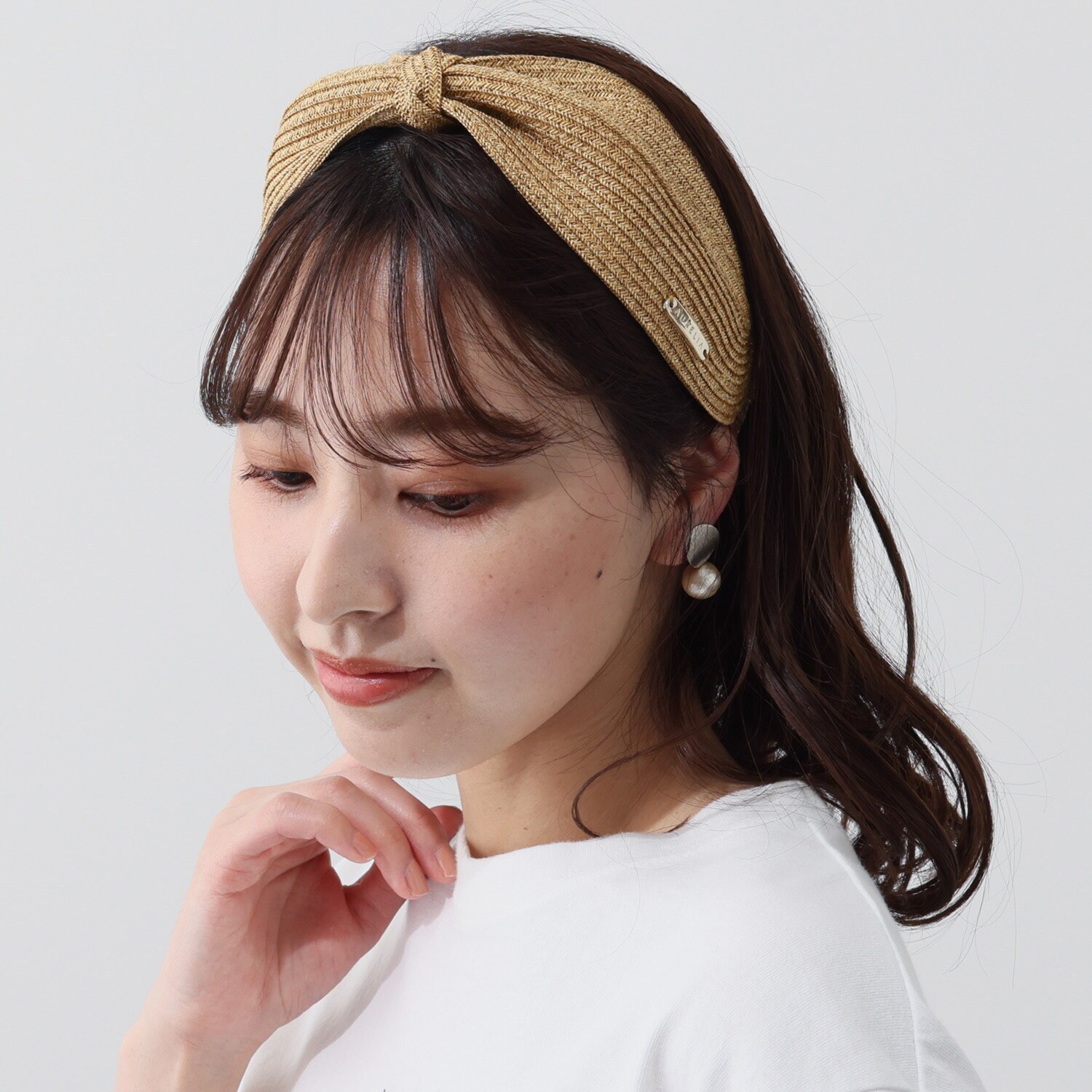 アウレリア 日本製 和紙ブレンドブレード 洗えるヘアバンド