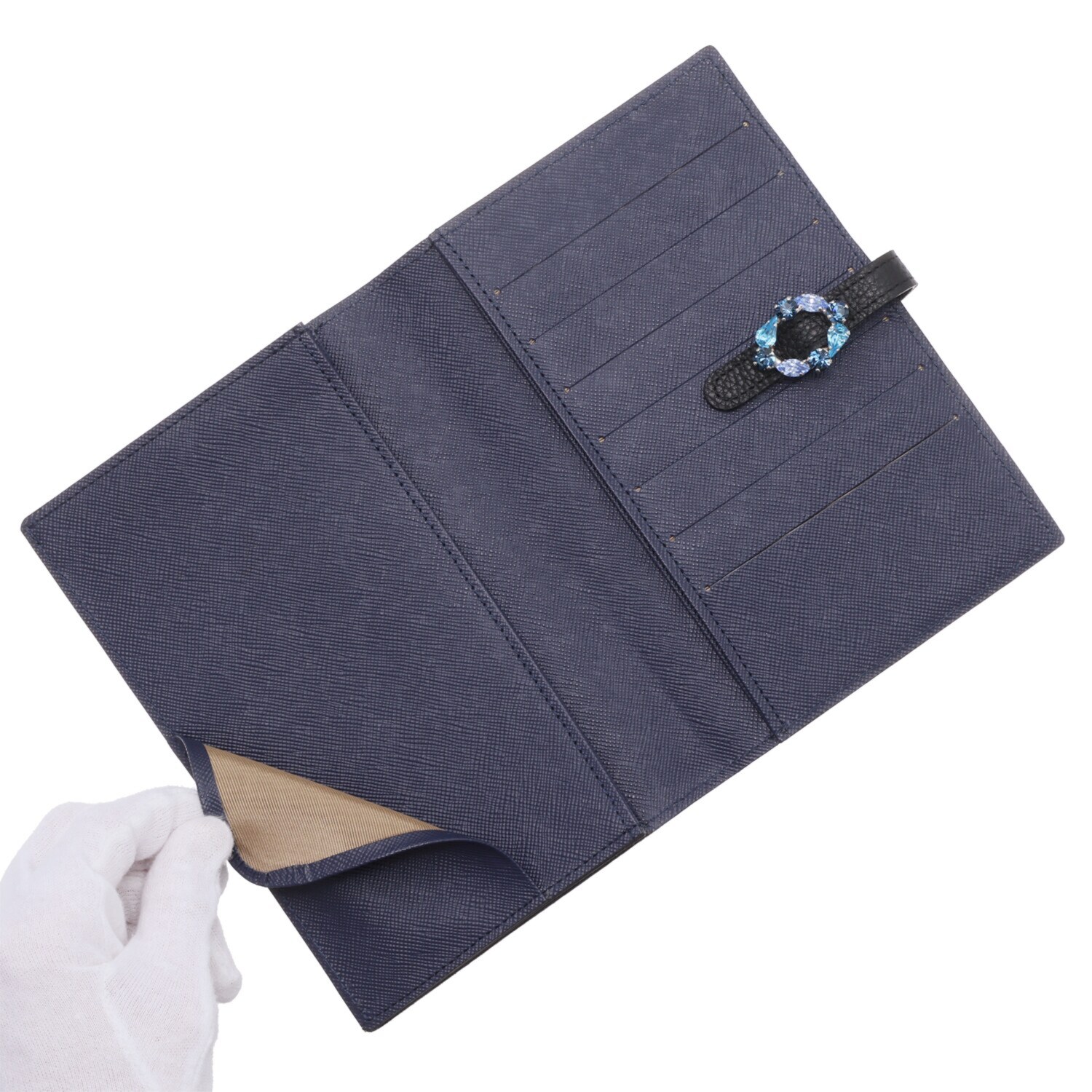 エーディーエムジェイ スパニッシュレザー マルチウォレット