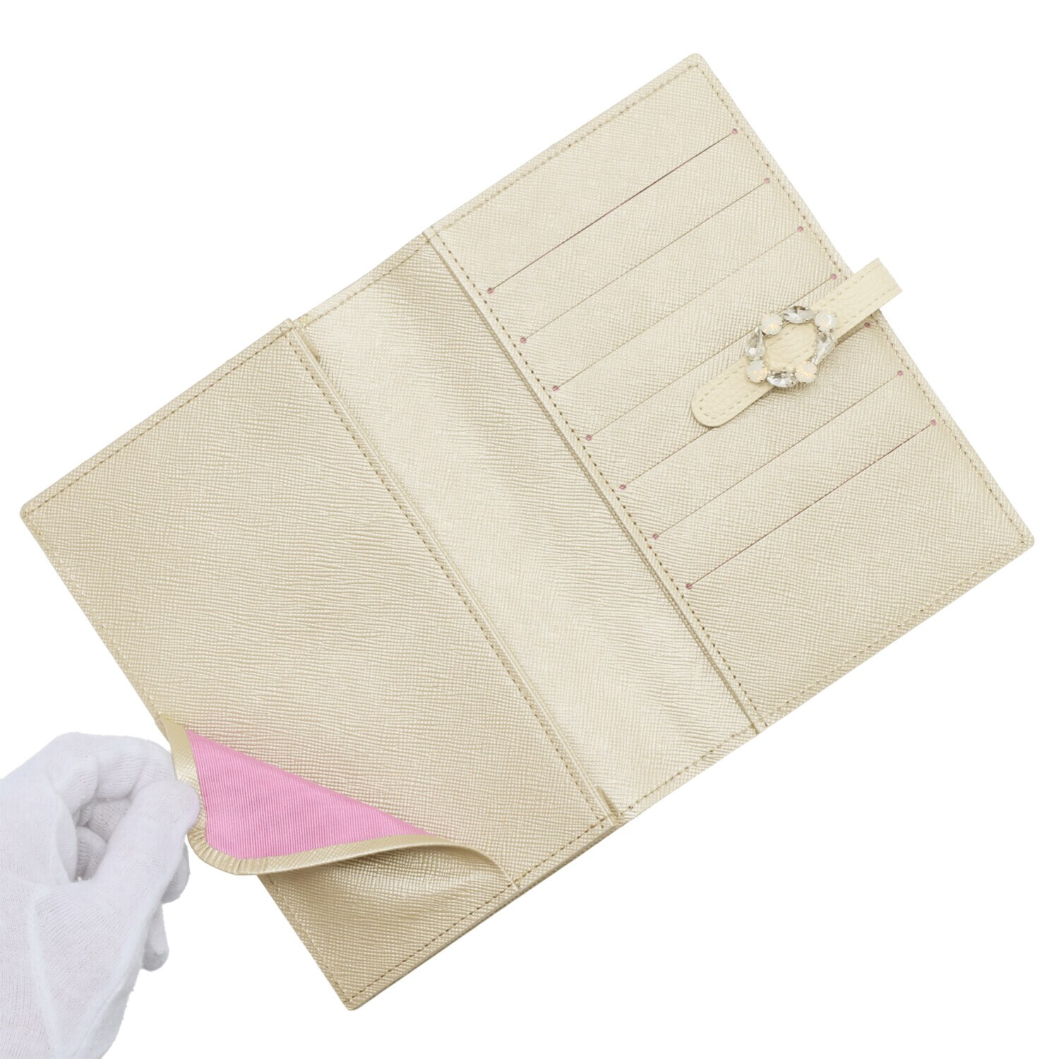 エーディーエムジェイ スパニッシュレザー マルチウォレット