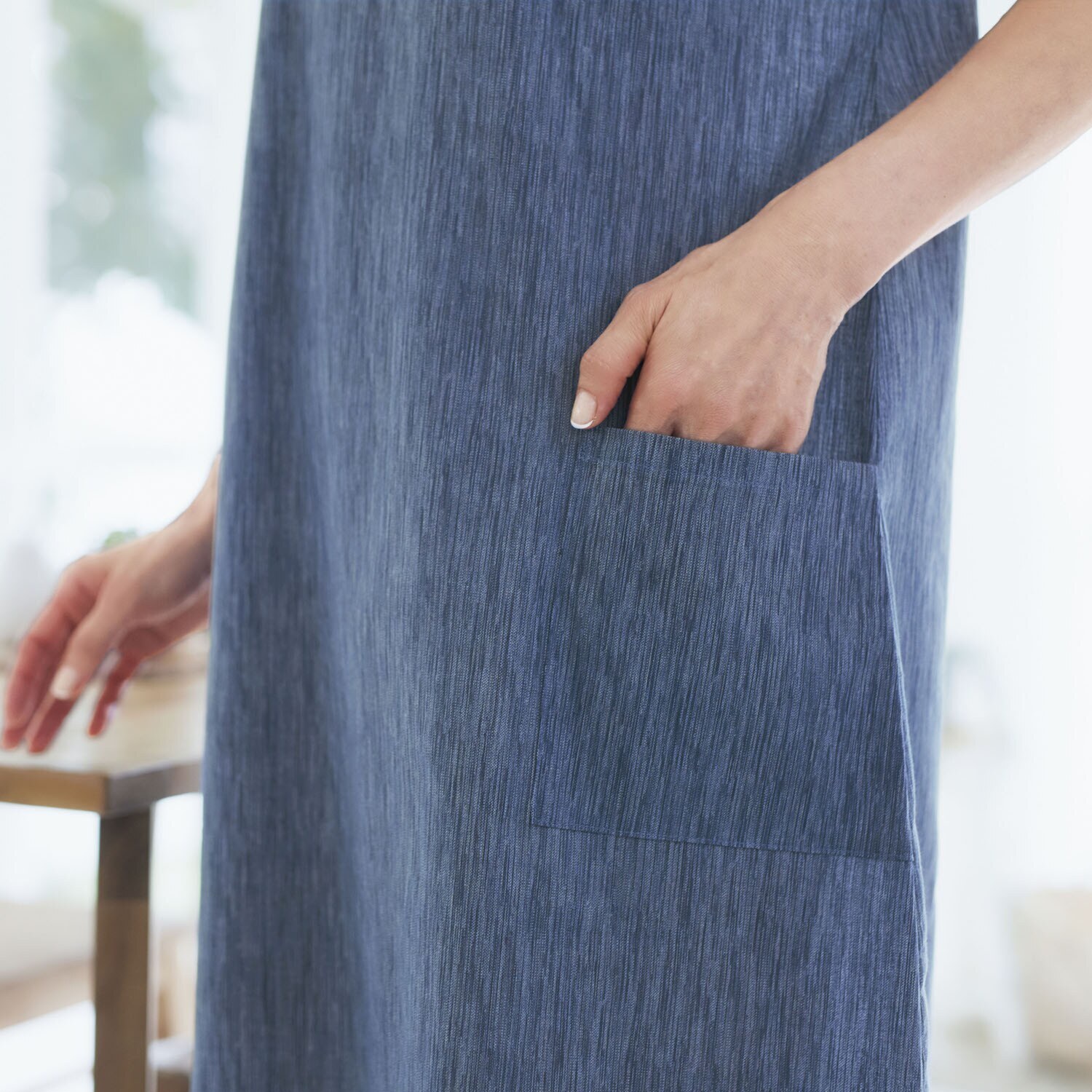 高島ちぢみ サラッと快適！ 涼感ワンピース