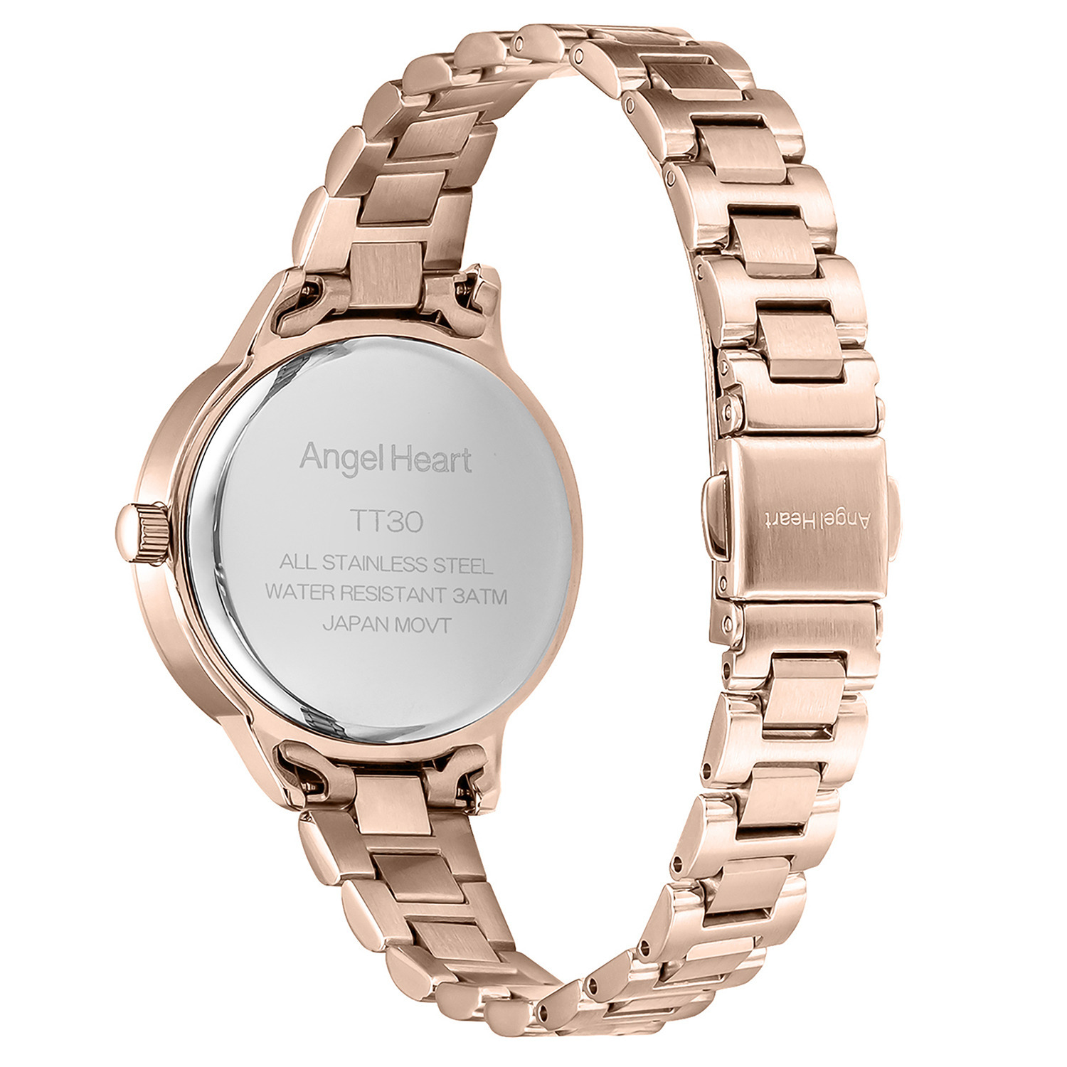エンジェルハート ２０周年モデル イノセントタイム ラウンドフェイス ウォッチ ＜ローズゴールドカラー＞