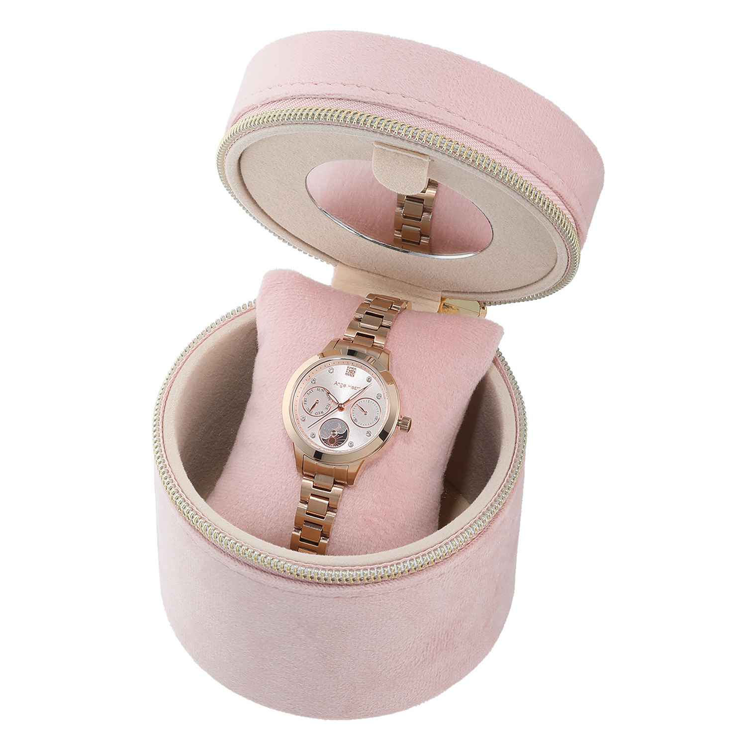 エンジェルハート ２０周年モデル イノセントタイム ラウンドフェイス ウォッチ ＜ローズゴールドカラー＞