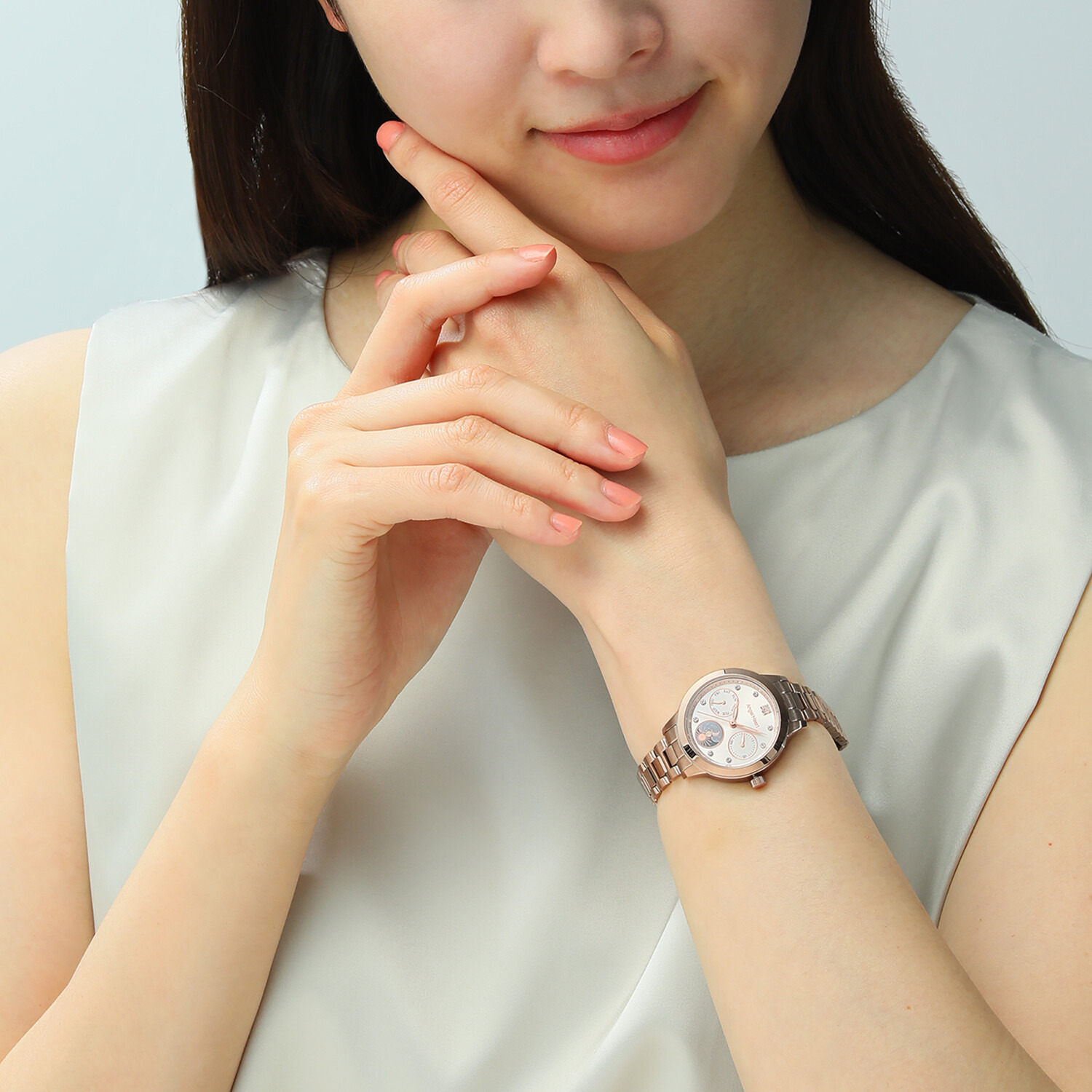 エンジェルハート ２０周年モデル イノセントタイム ラウンドフェイス ウォッチ ＜ローズゴールドカラー＞