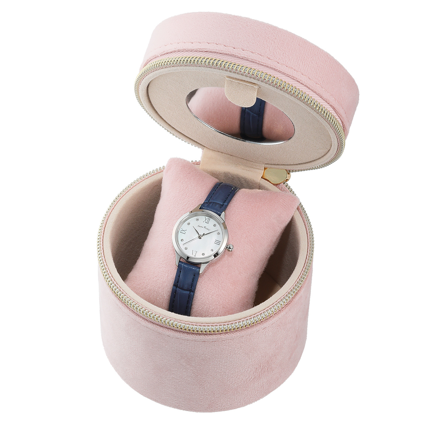 エンジェルハート トゥインクルタイム ＣＺ ラウンドフェイス レザーベルト ソーラーウォッチ