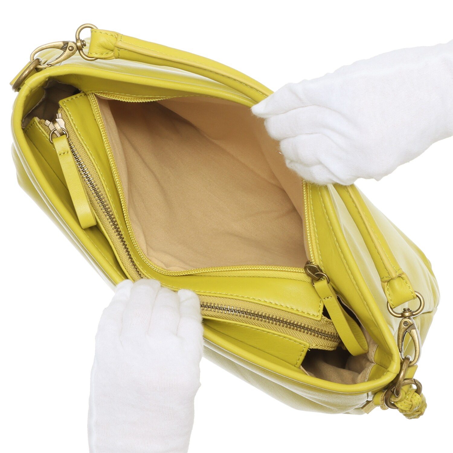 サベット ナッパレザー ２ウェイショルダーバッグ