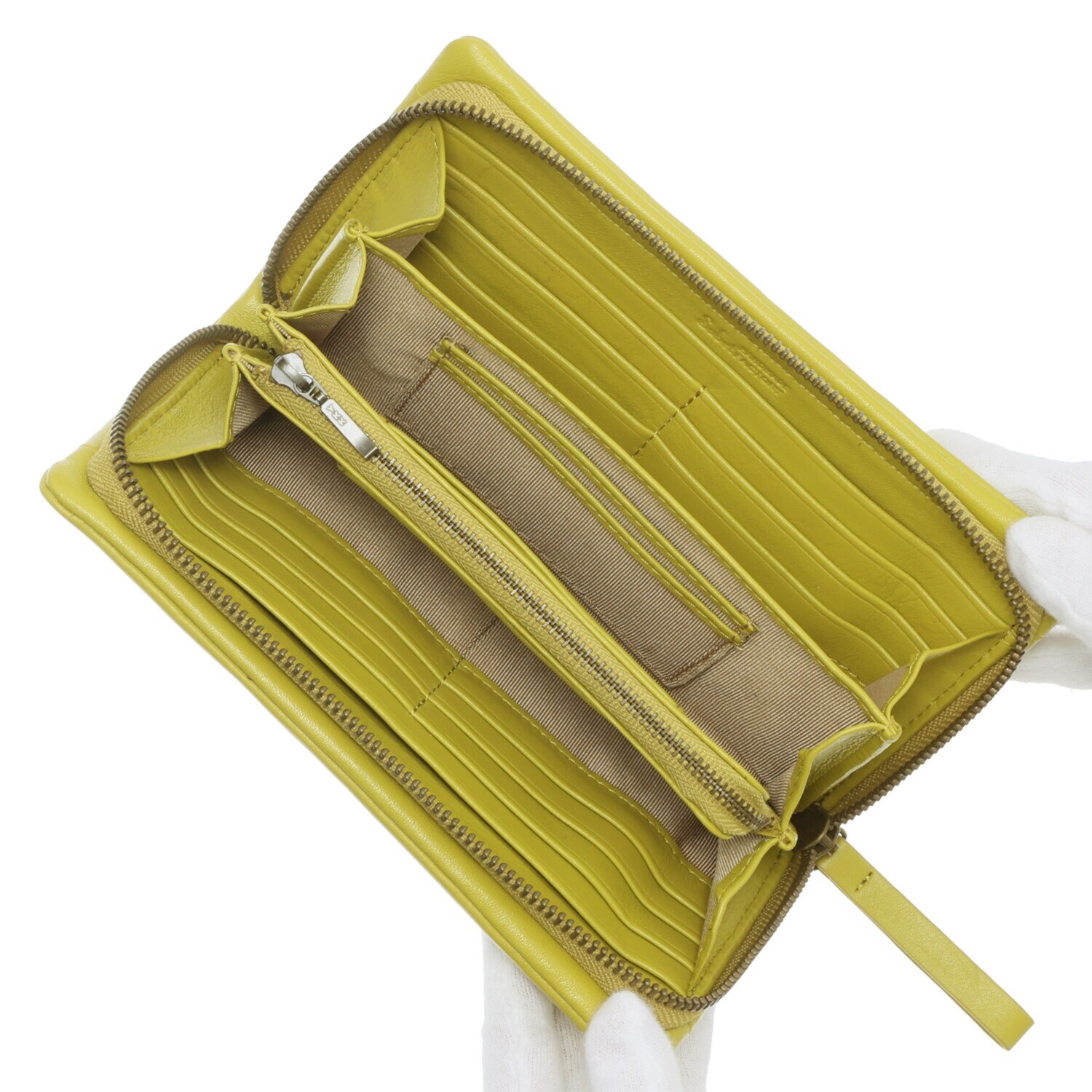 サベット ナッパレザー 袋縫い長財布