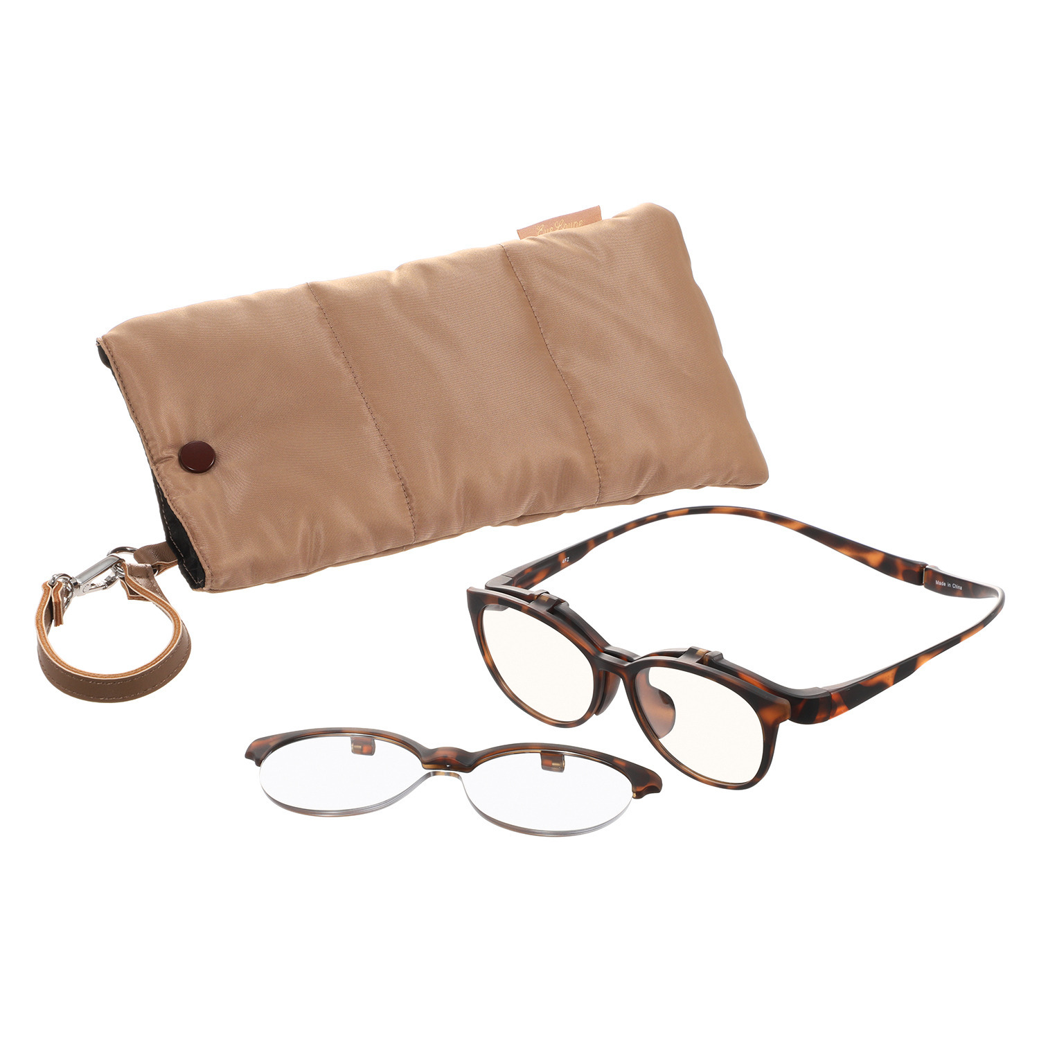 拡大鏡と調光レンズが これ１本！ １日中大活躍！便利が続く マグネット式 跳ね上げ式拡大鏡 アイルーぺ　デイリー