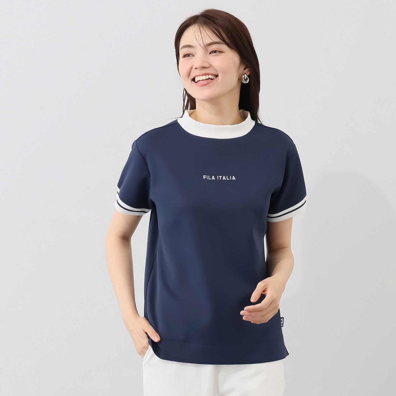 フィラ ＵＶカット・接触冷感 モックネックシャツ