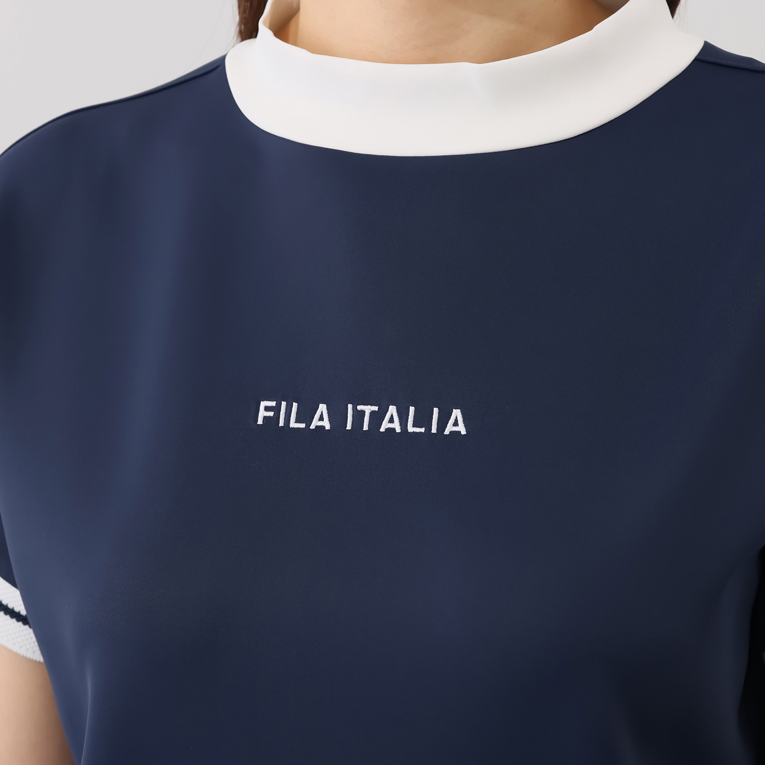 フィラ ＵＶカット・接触冷感 モックネックシャツ