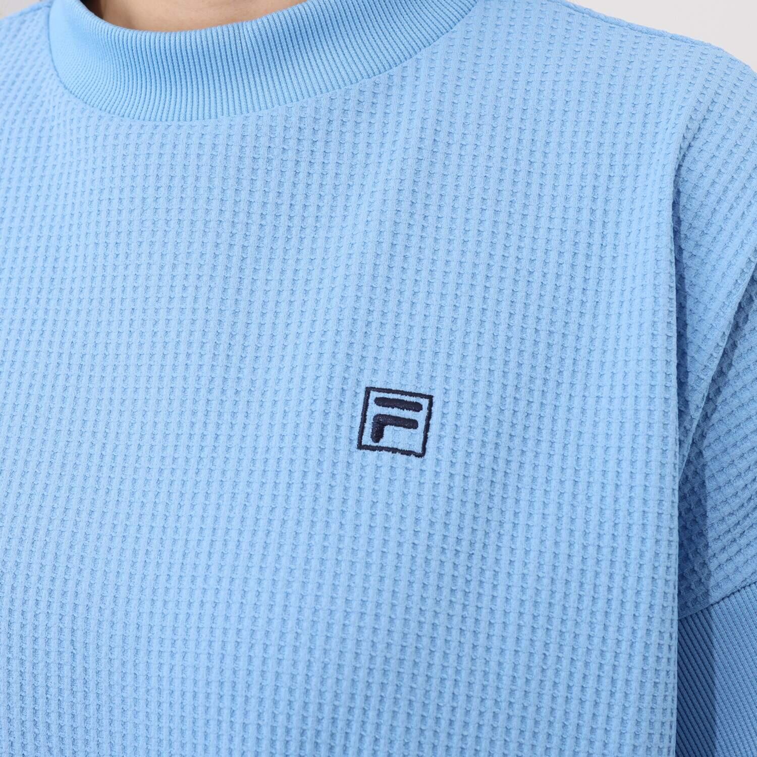 フィラ ＵＶカット・速乾 サイドジップ オーバーシルエット モックネックシャツ