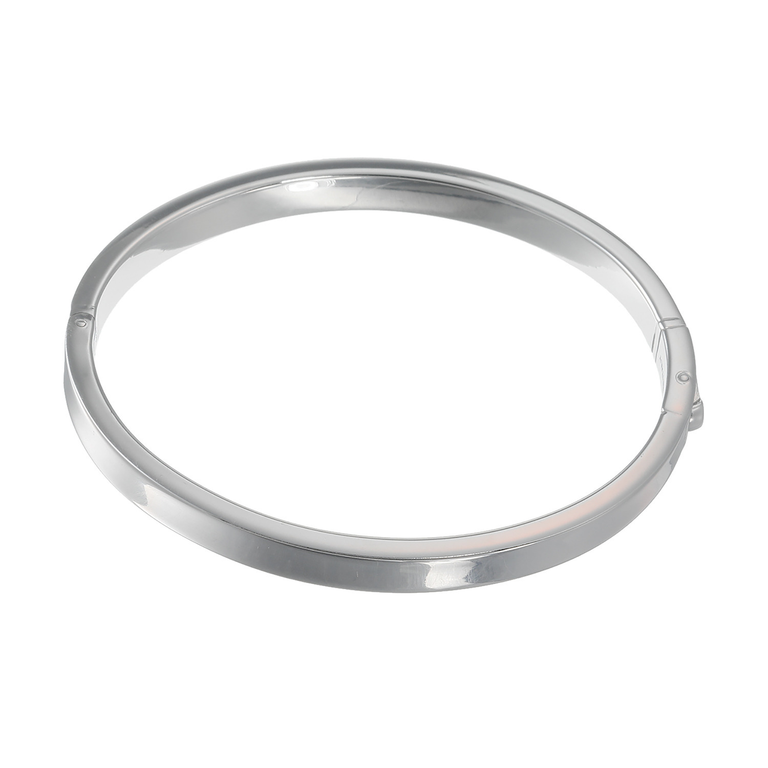 エクセラ イタリアン・シルバー ２層コーティング 鏡面仕上げ バングル