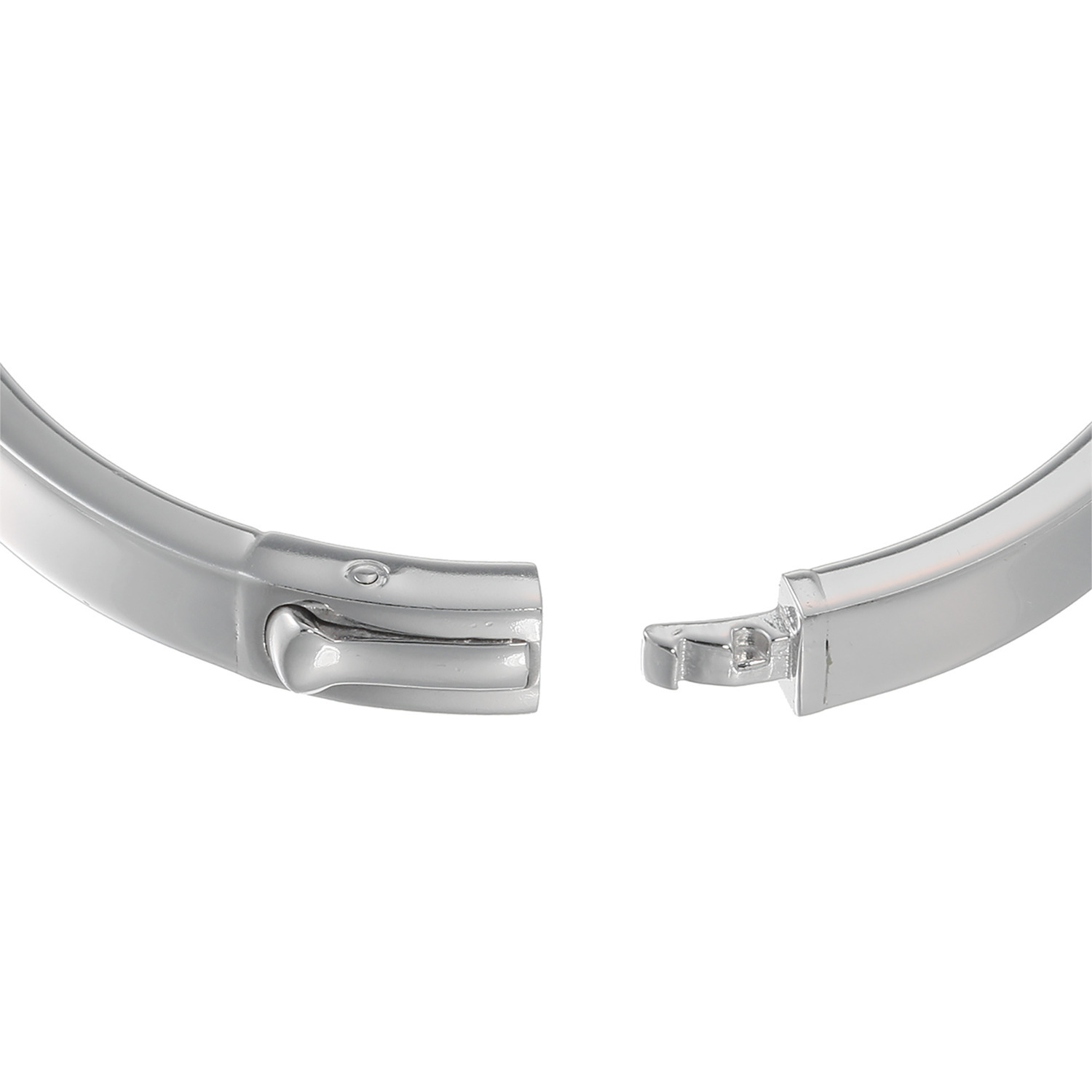 エクセラ イタリアン・シルバー ２層コーティング 鏡面仕上げ バングル