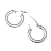 エクセラ イタリアン・シルバー ２層コーティング ラウンドフープピアス