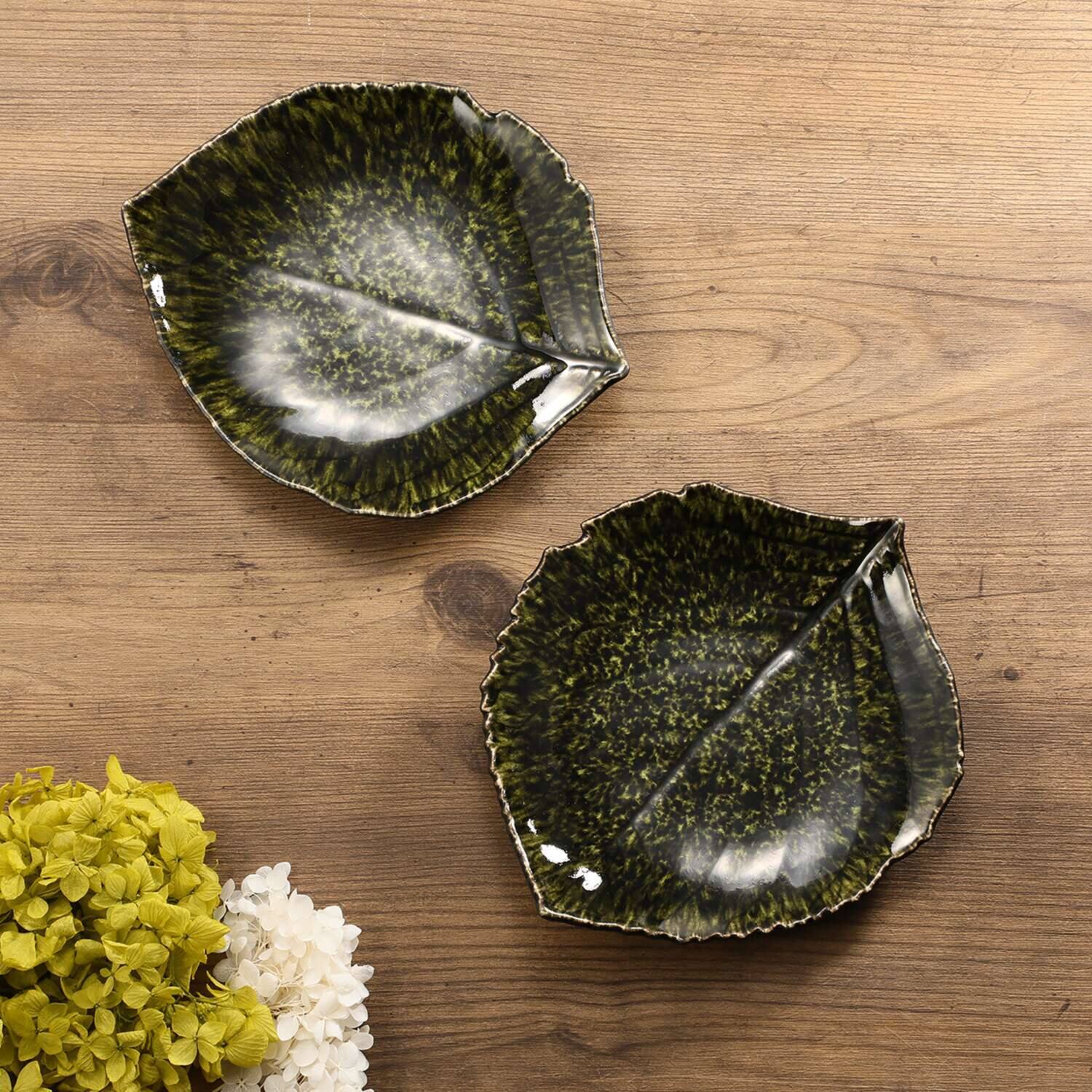 ポルトガル発！ コスタ・ノバ リヴィエラ ハイドランジアリーフ １７ｃｍ同色２枚セット