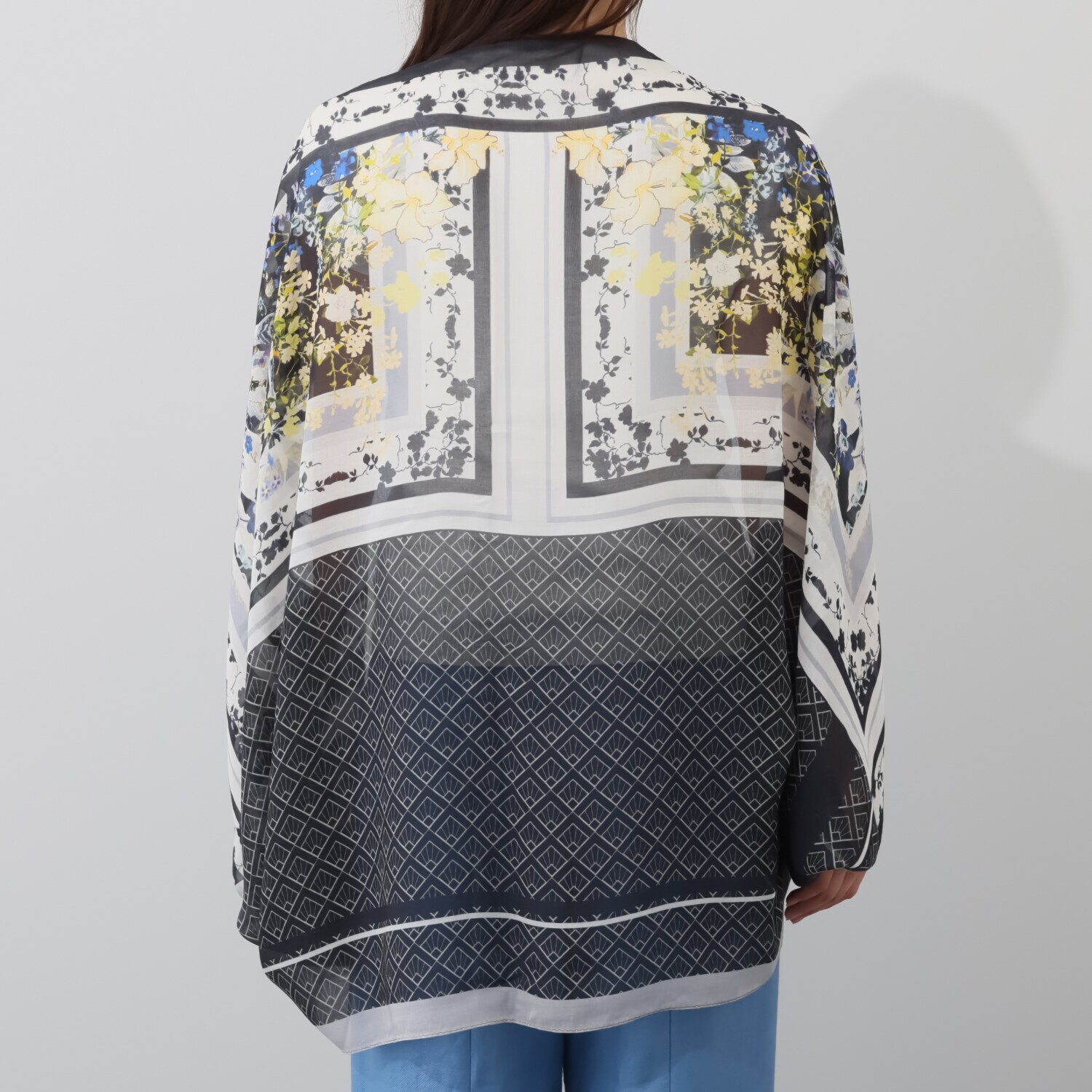 ルナルーチェ シルク混 ２ウェイボレロストール