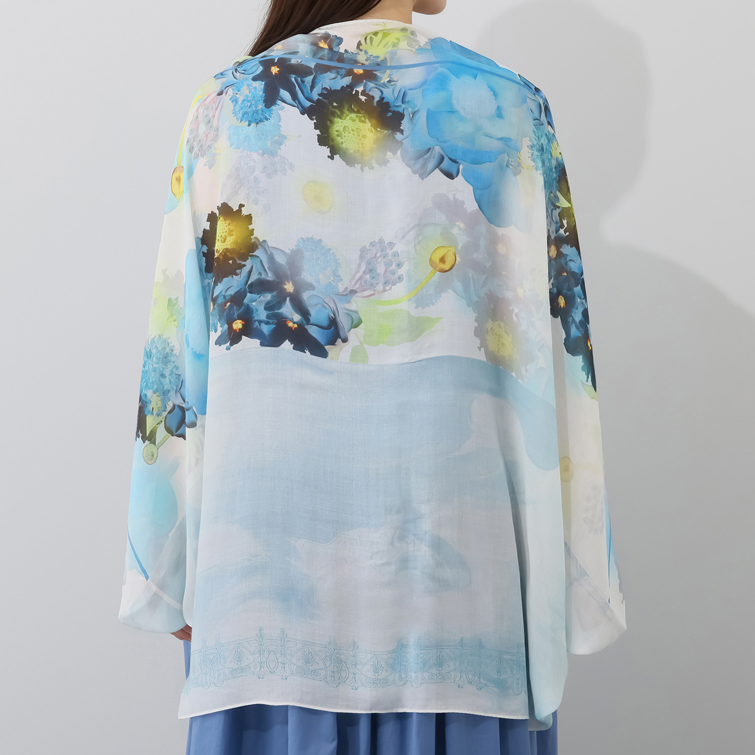 ルナルーチェ シルク混 ２ウェイボレロストール