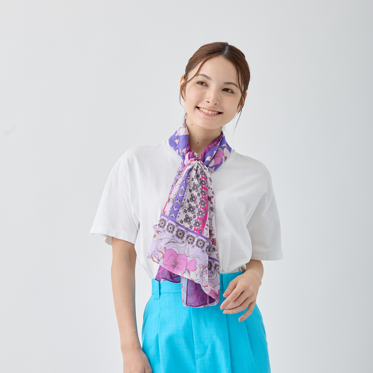 ルナルーチェ シルク混 ２ウェイボレロストール