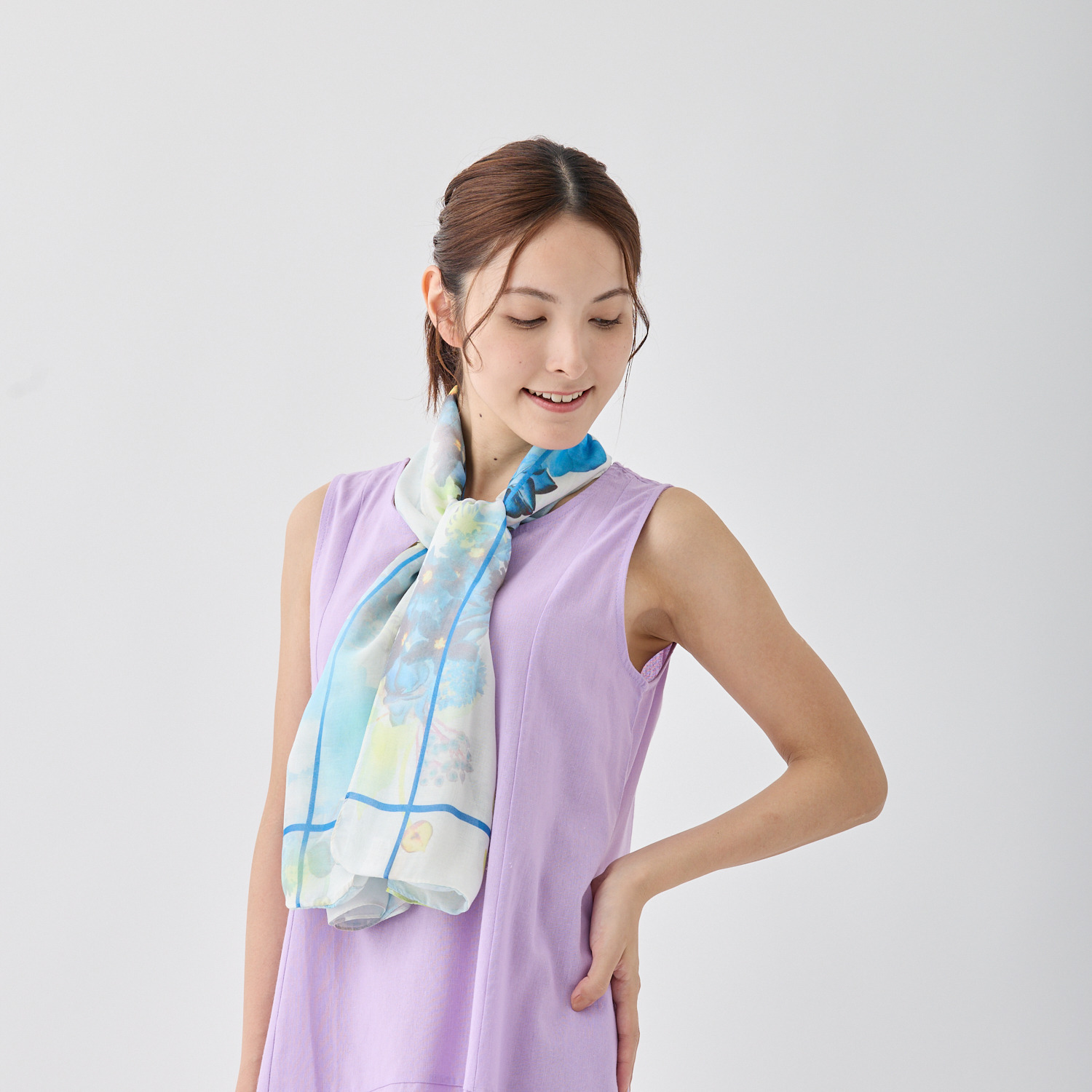 ルナルーチェ シルク混 ２ウェイボレロストール